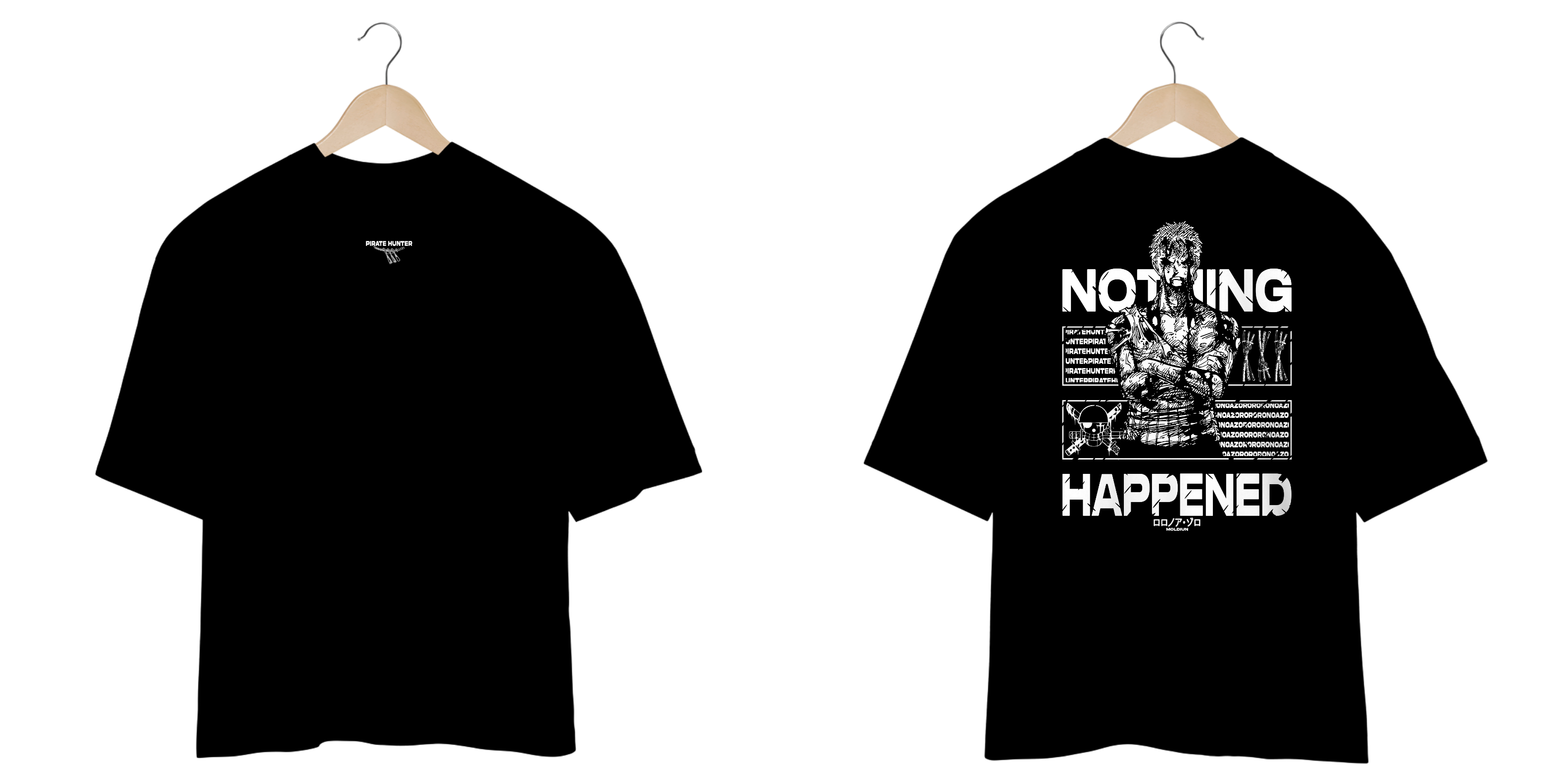 Roronoa Zoro v.3 - One Piece (frente e costas)