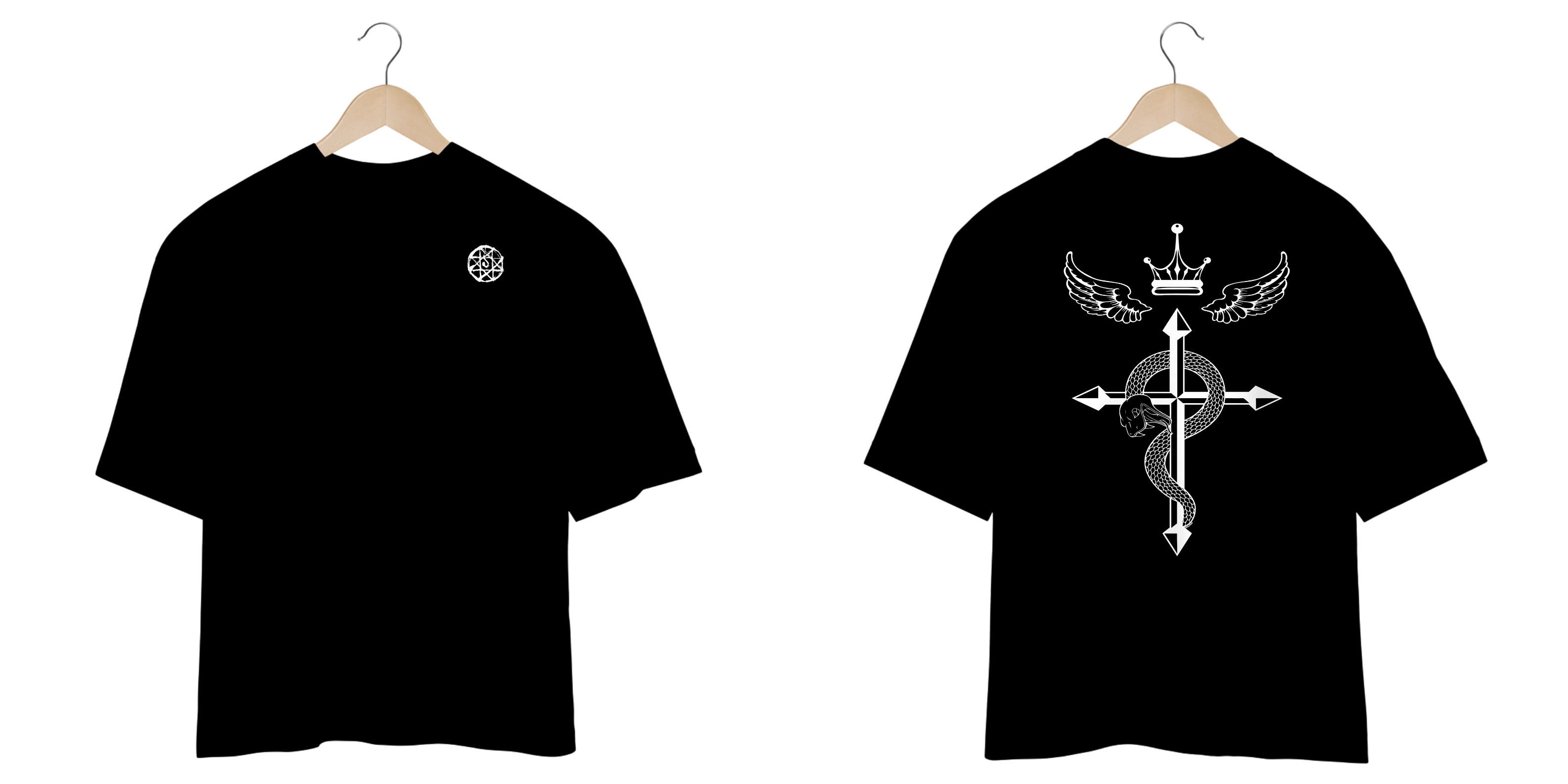 A cruz de Flamel - Fullmetal alchemist (frente e costas)