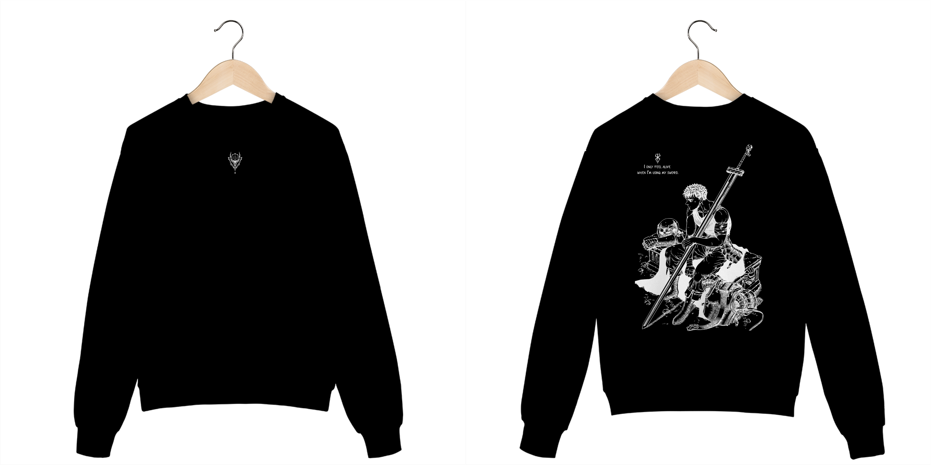 Guts - Berserk v.3 (frente e costas)