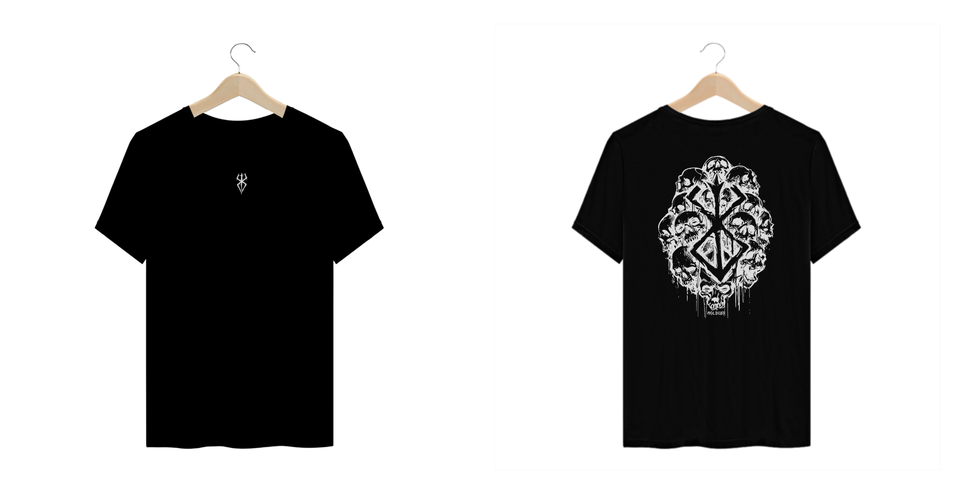 Marca do sacrifício - Berserk (frente e costas) - Plus size