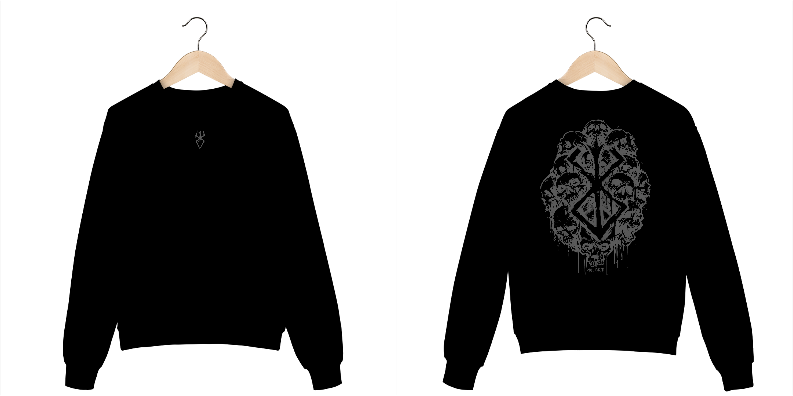 Marca do sacrifício - Berserk (frente e costas)