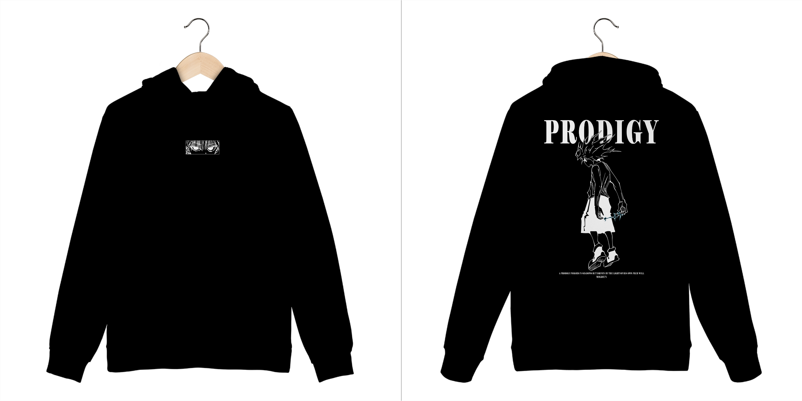 killua zoldyck v.3 - HunterXHunter (frente e costas)