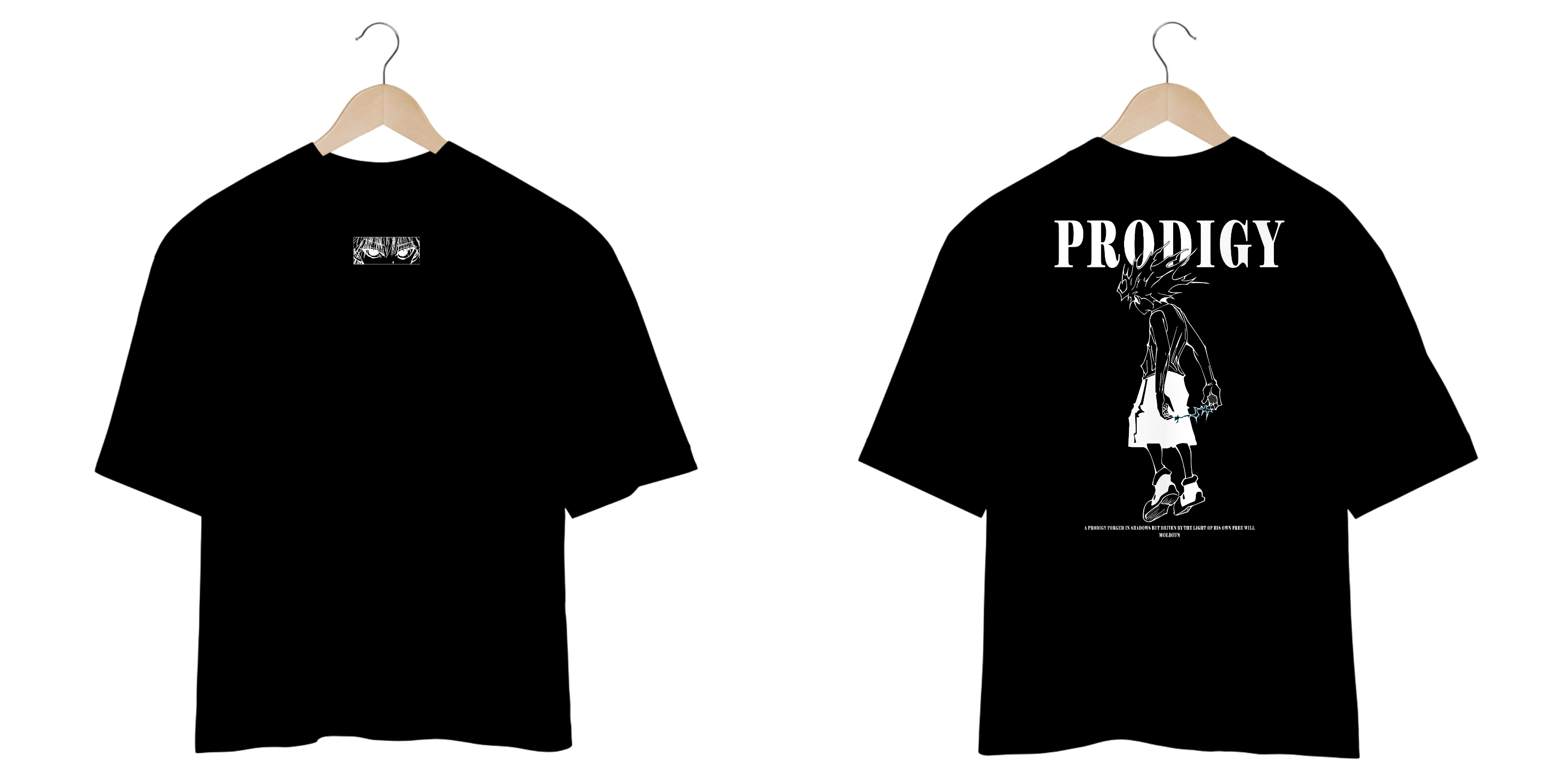 killua zoldyck v.3 - HunterXHunter (frente e costas)