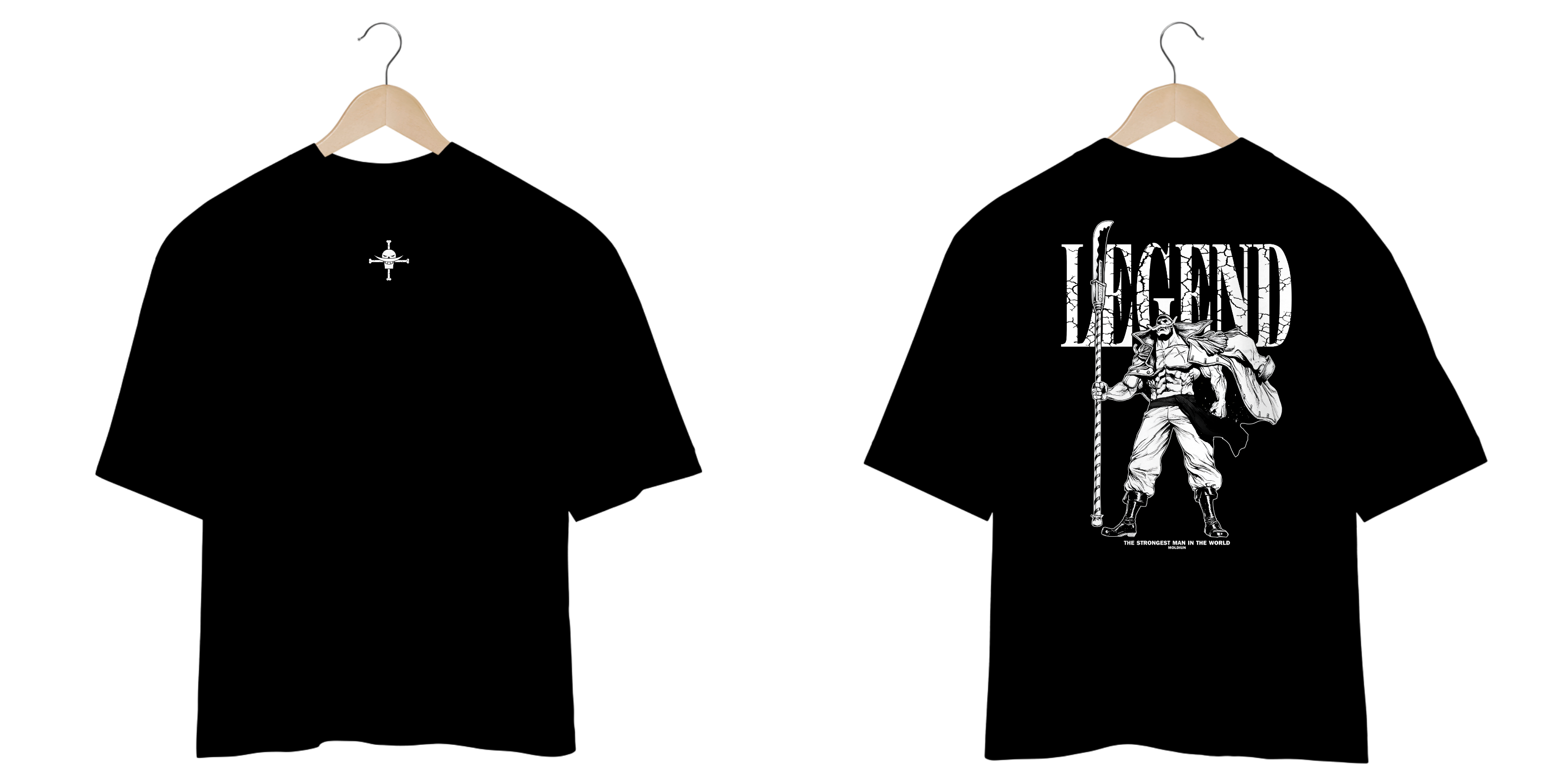 Barba Branca v.6 - One Piece (frente e costas)