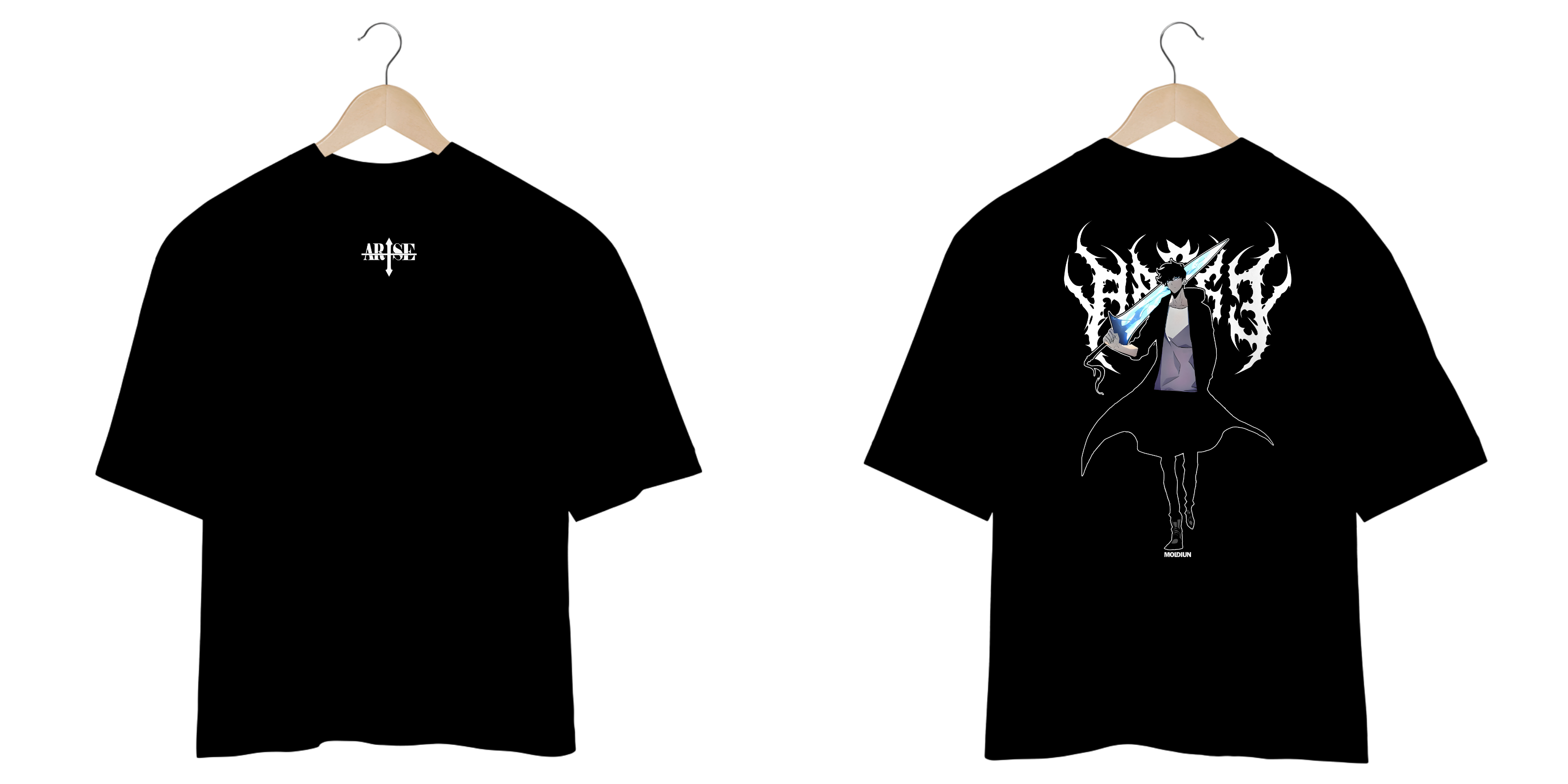 Sung Jin-woo - Solo Leveling (frente e costas)