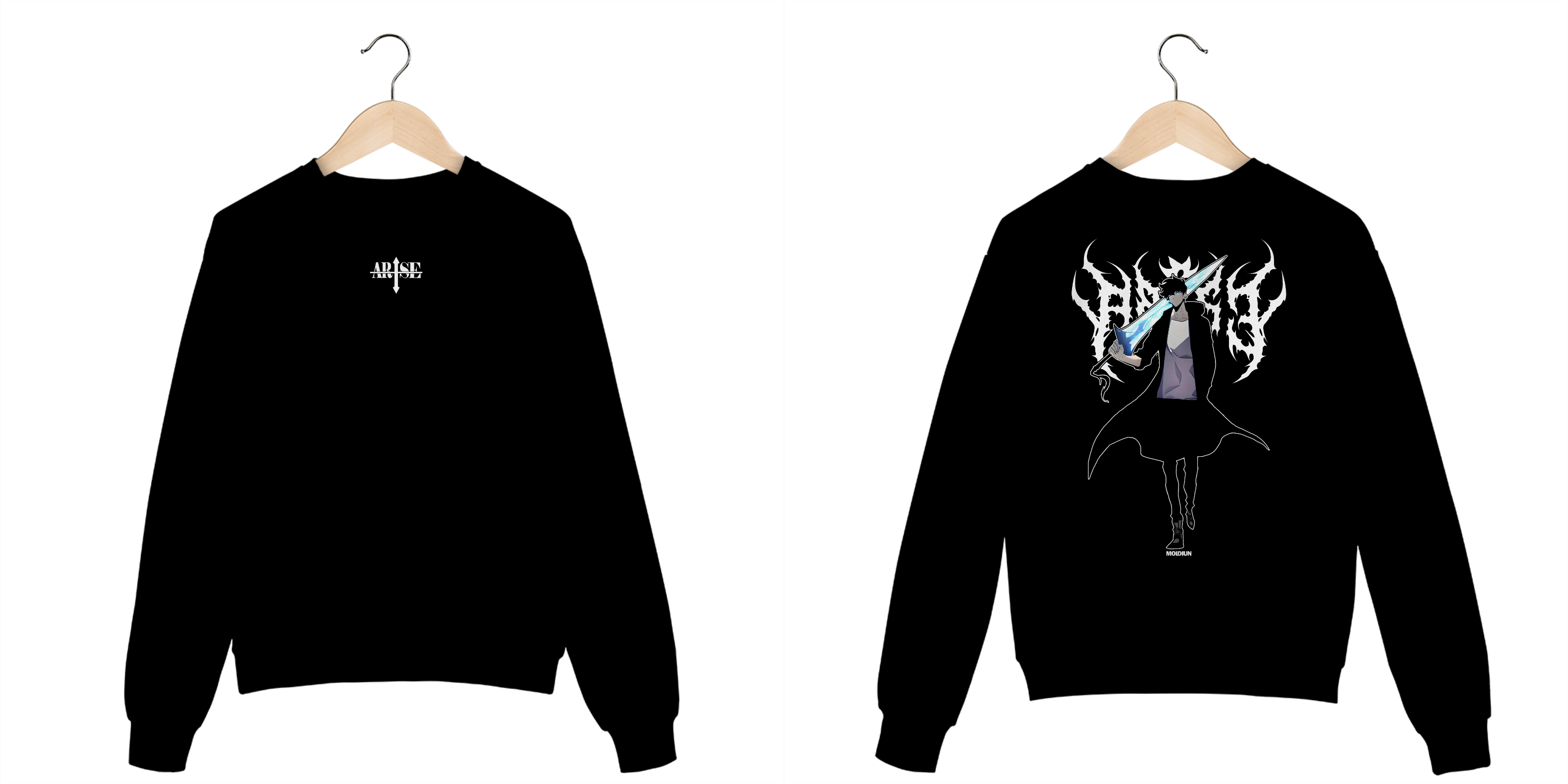 Sung Jin-woo - Solo Leveling (frente e costas)