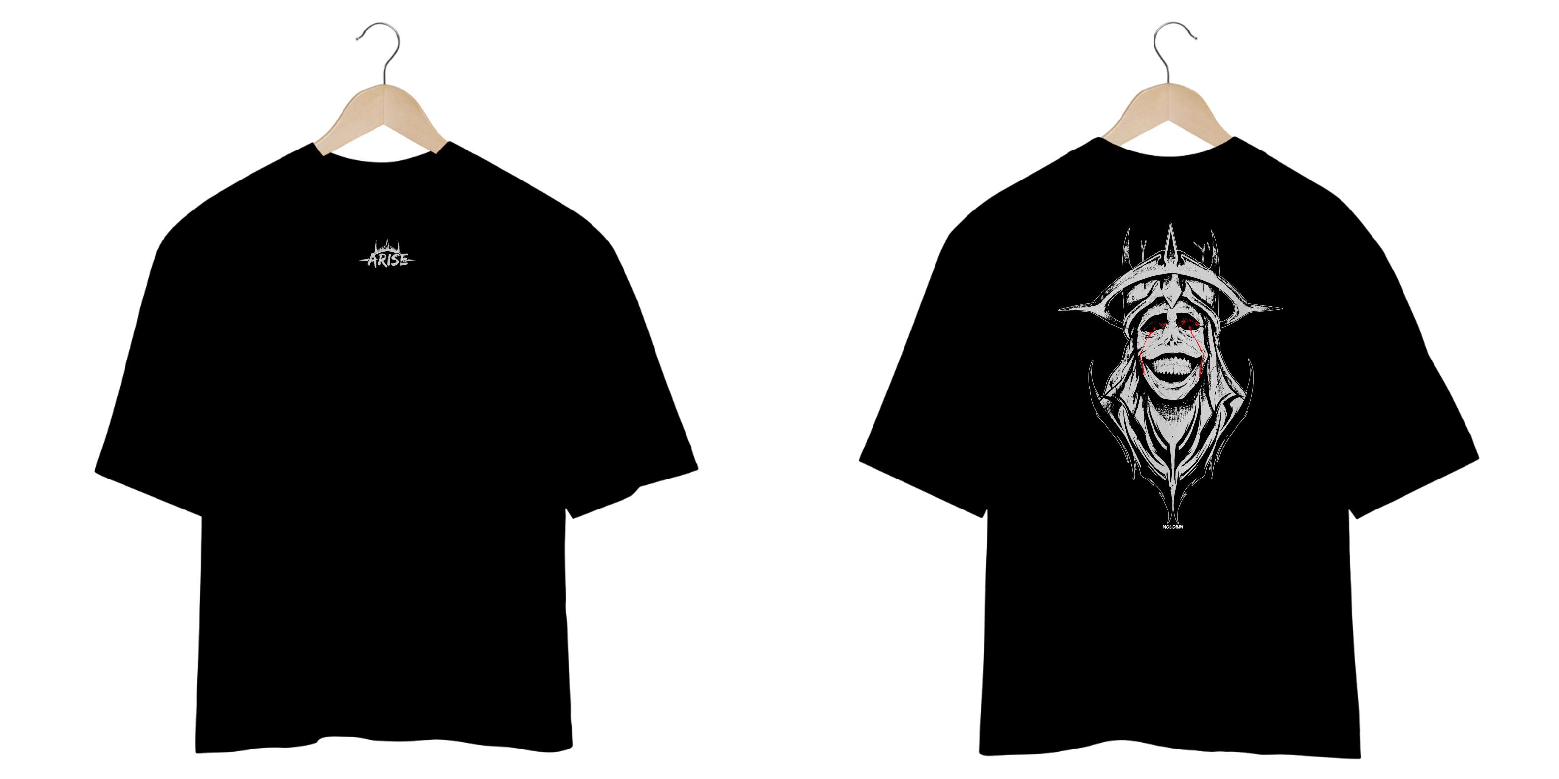 The Statue of God - Solo leveling (frente e costas)