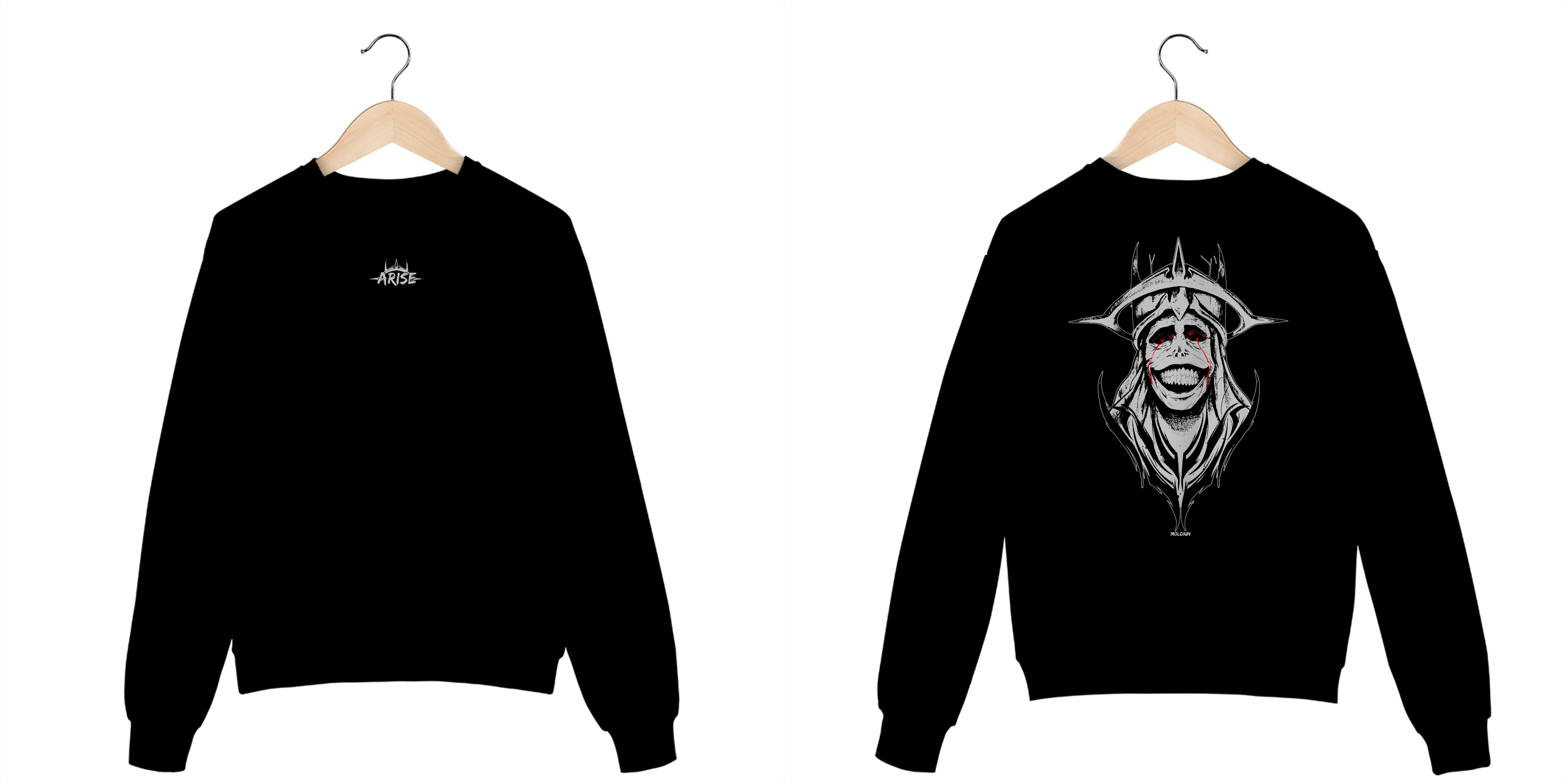 The Statue of God - Solo leveling (Frente e costas)