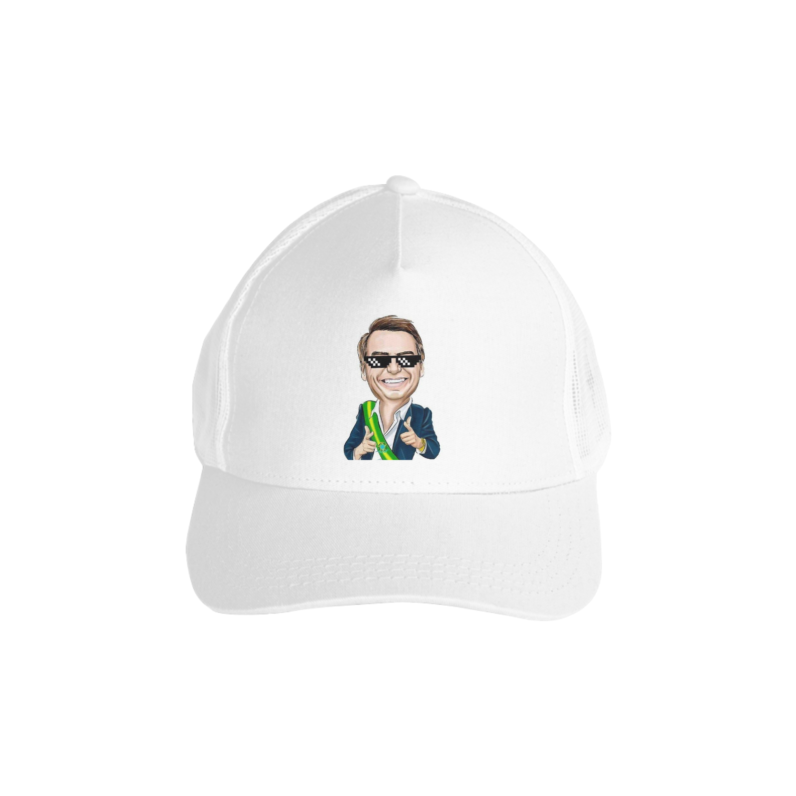 Nome do produto: Boné branco bolsonaro zoeiro. 22