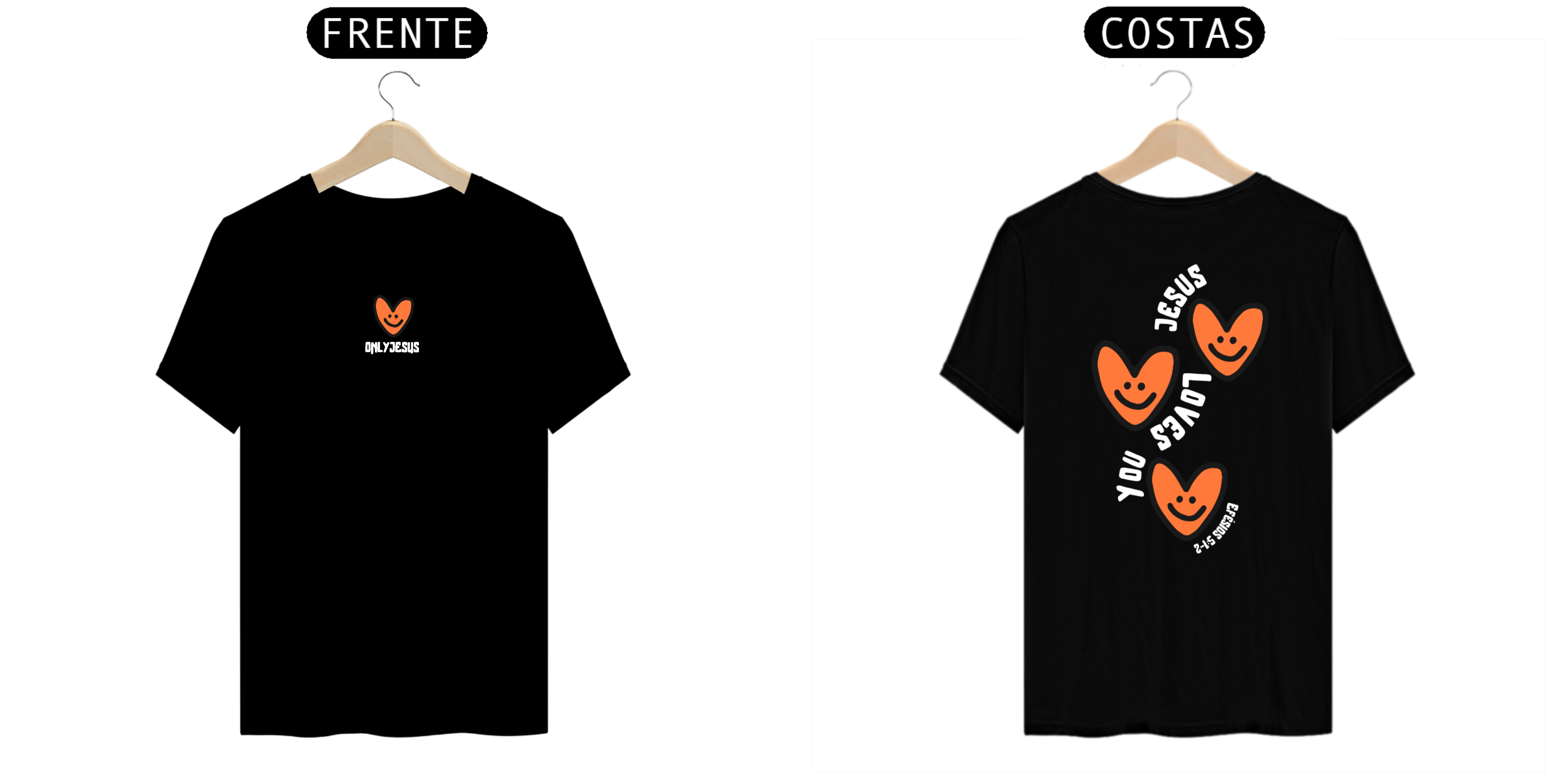 Nome do produto: Camiseta Jesus te ama