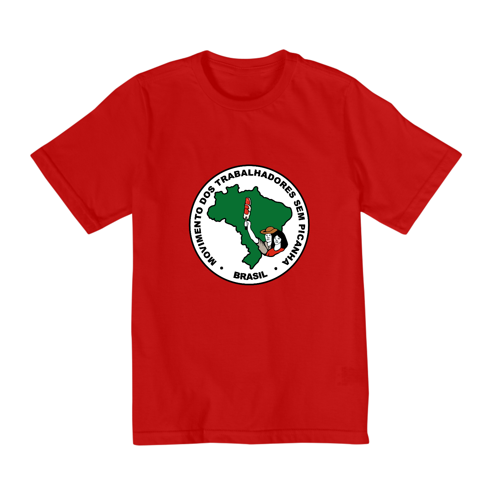 Nome do produto: Camiseta Infantil (2 a 8) - Movimento Dos Trabalhadores Sem Picanha