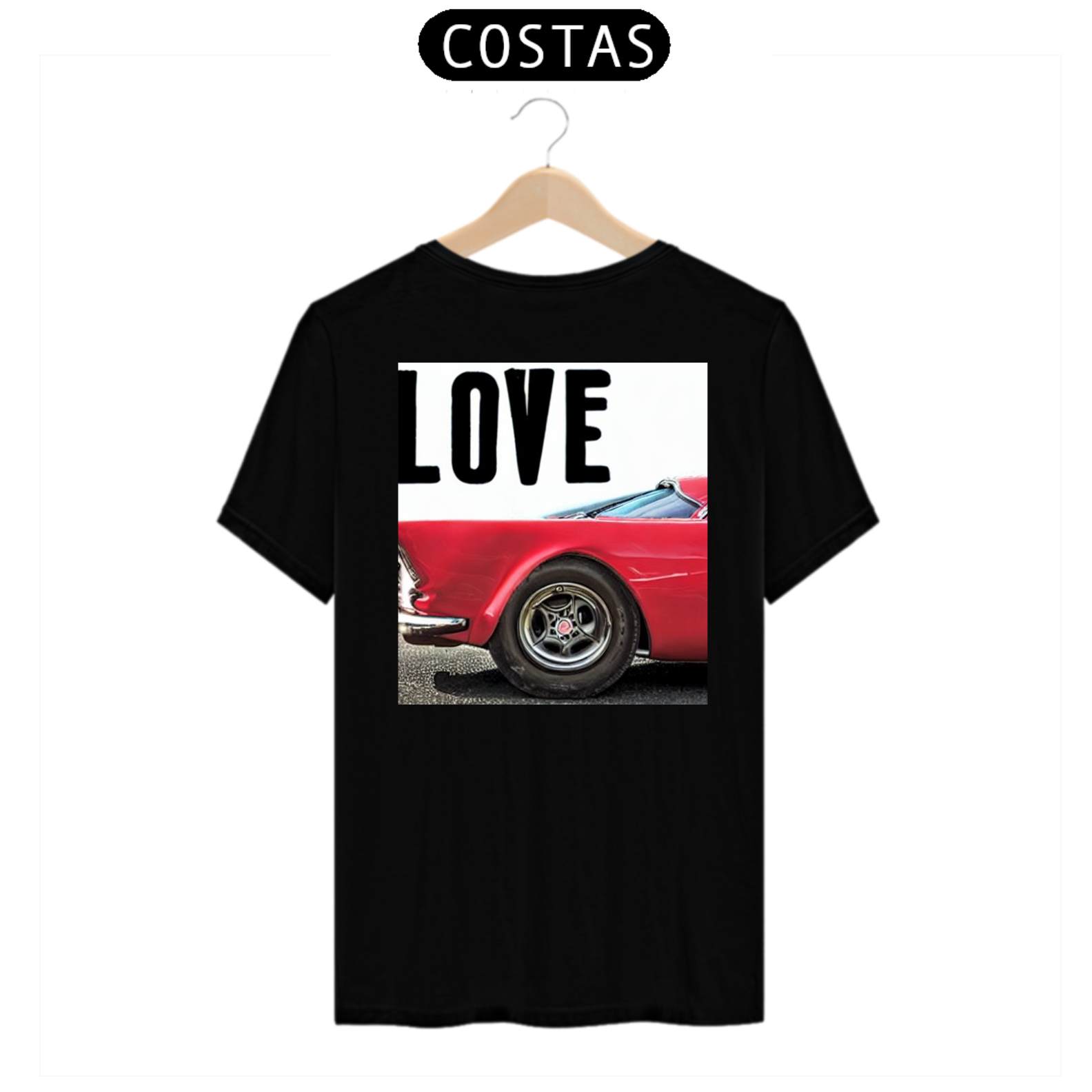 Nome do produto: LOVE CAR T-SHIT 