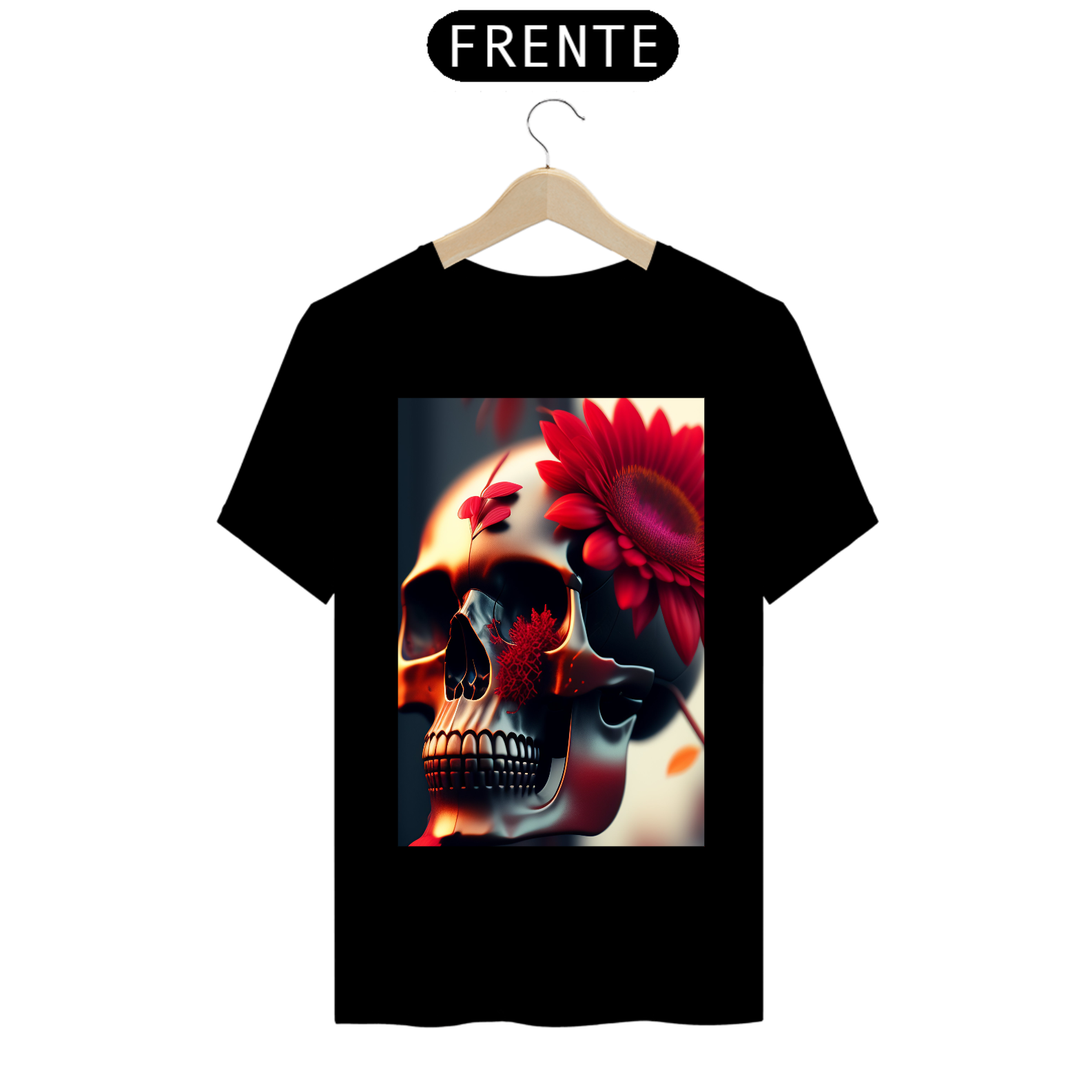 Nome do produto: Camiseta Caveira