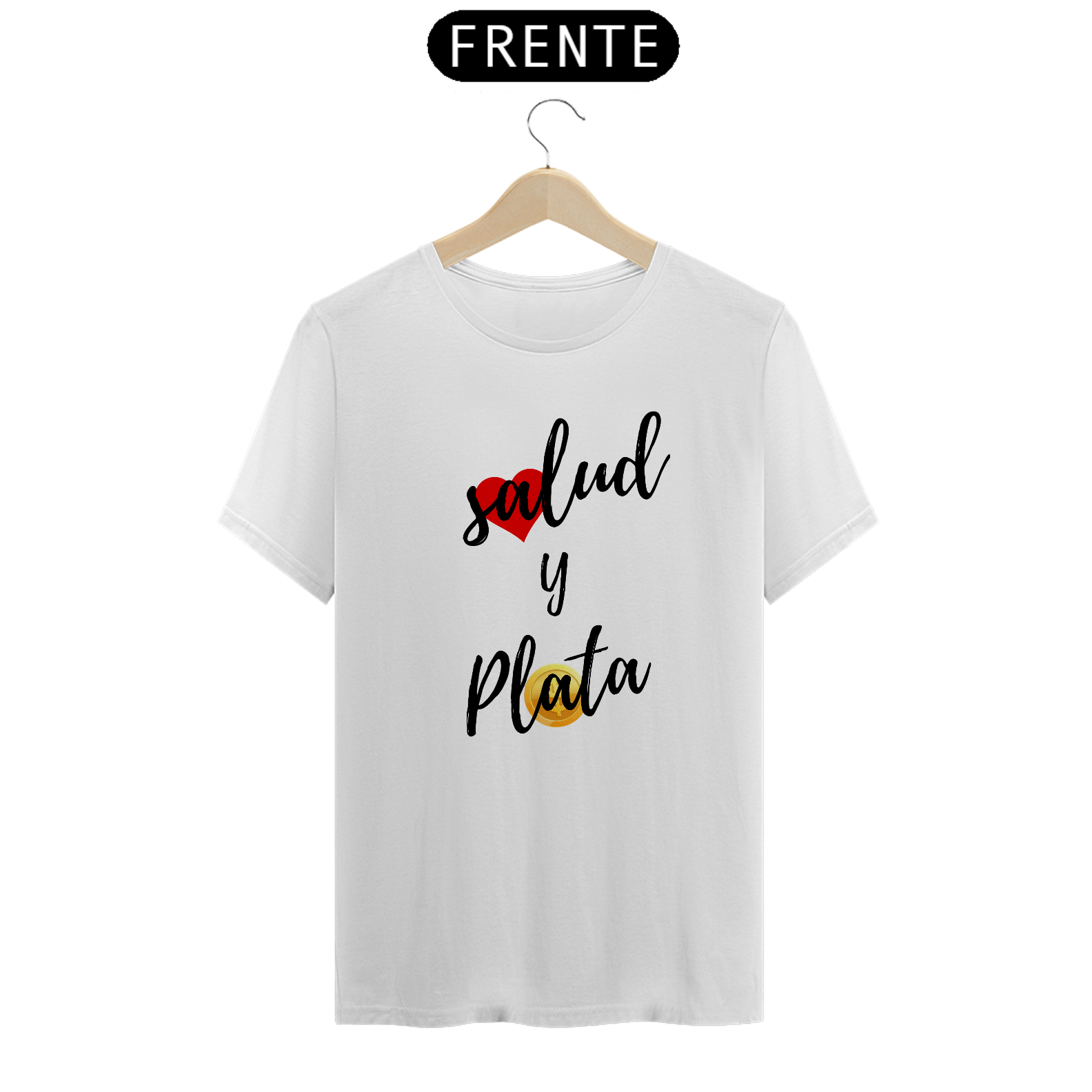 Nome do produto: Camiseta Salud y Plata