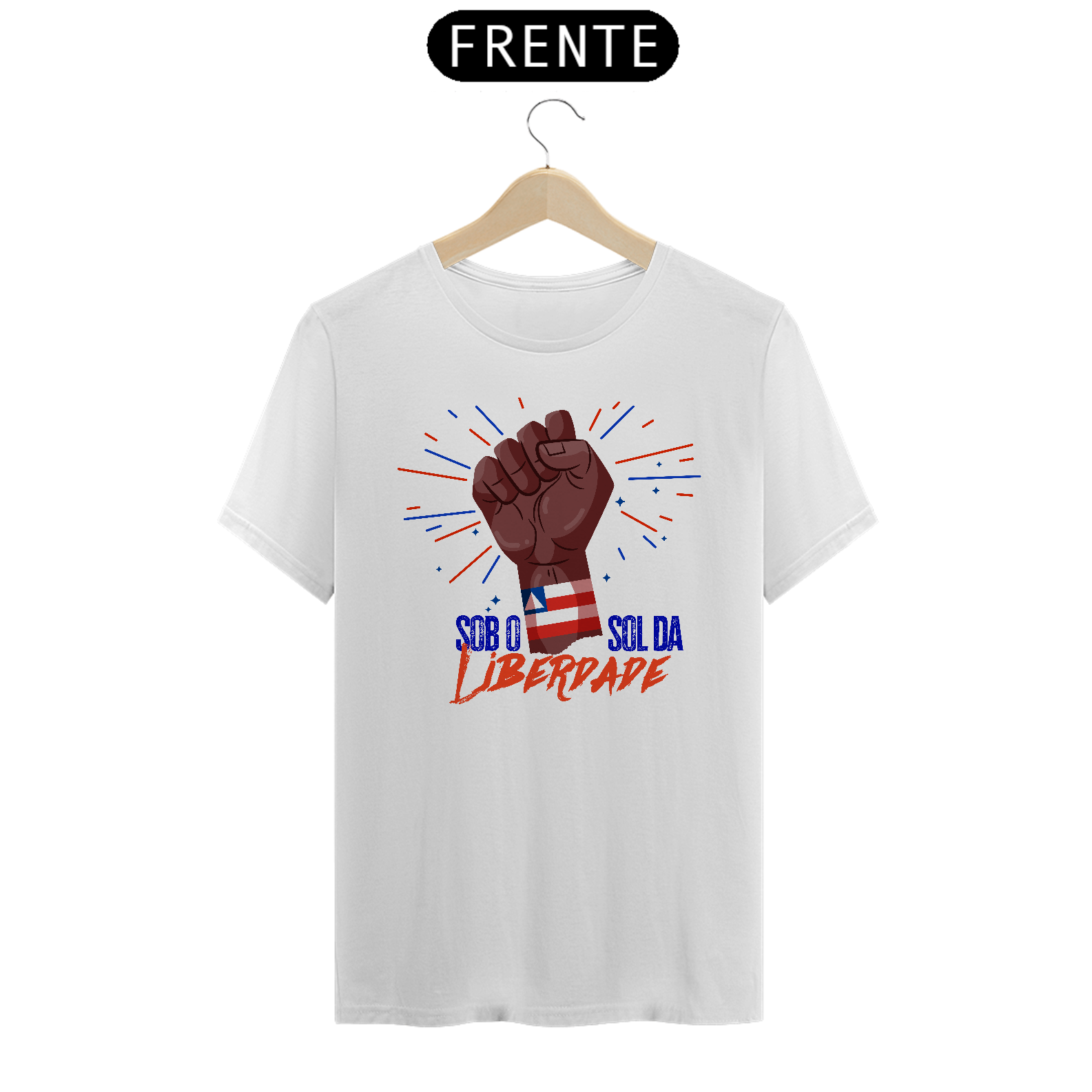 Nome do produto: Camiseta Sol da Liberdade - Made in Bahia