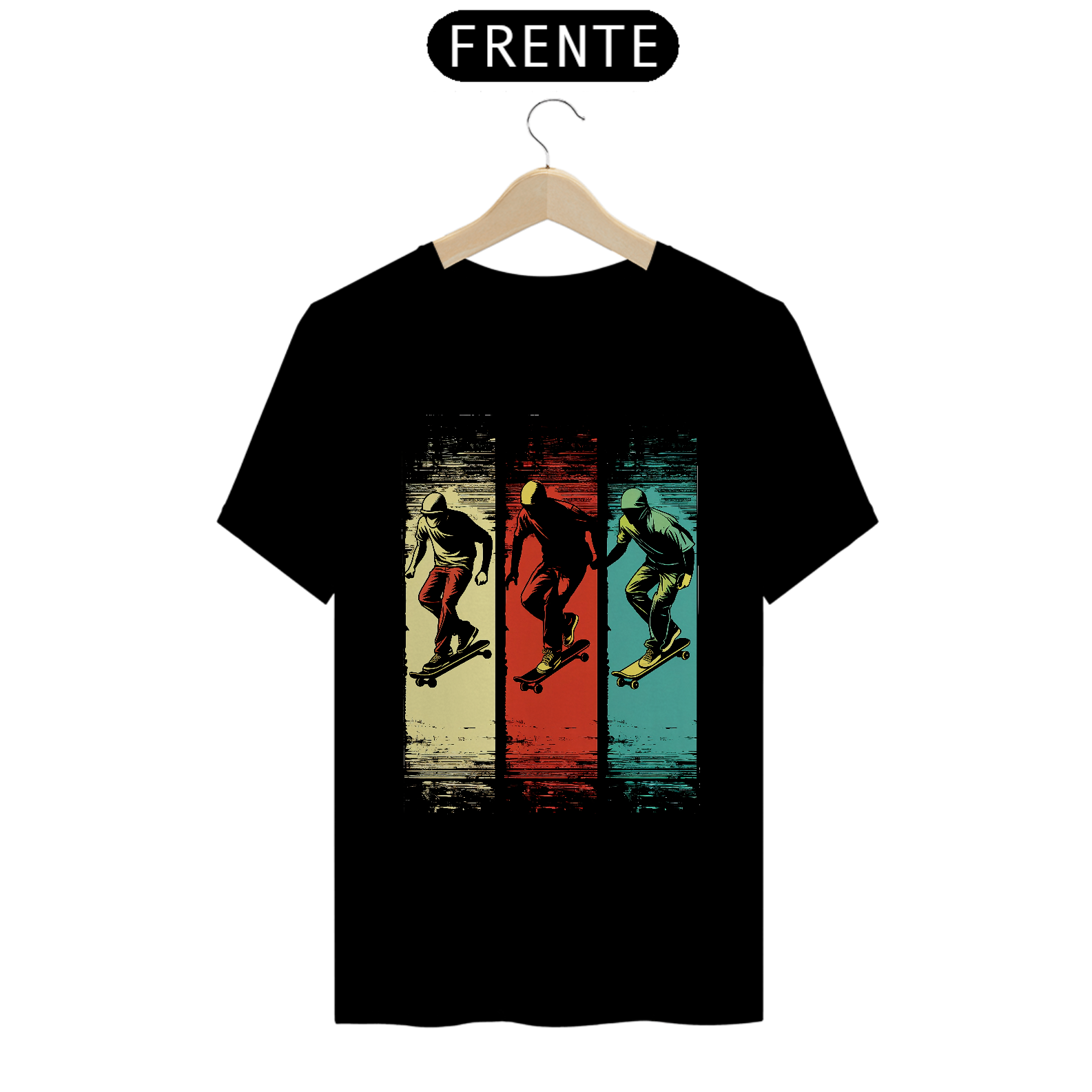 Nome do produto: Camiseta Masculina Skateboarding: A Evolução nas Ruas