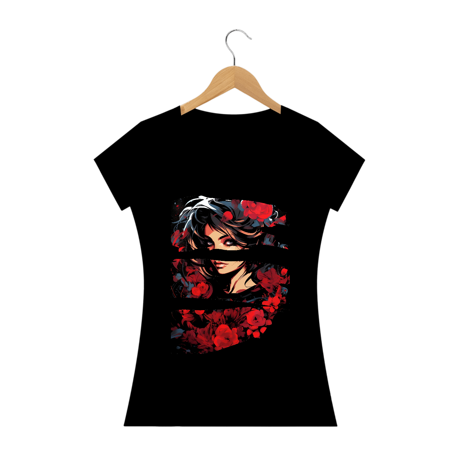 Nome do produto: Camiseta Feminina Floral Woman: Uma Mistura de Estilos