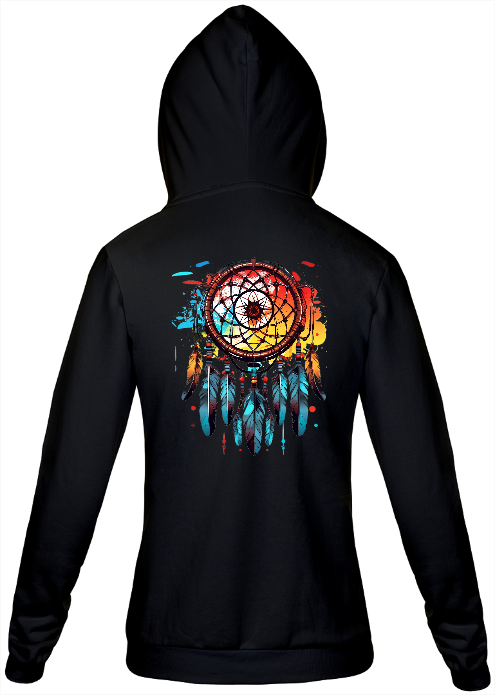 Nome do produto: Casaco Moletom com Ziper Apanhador de Sonhos