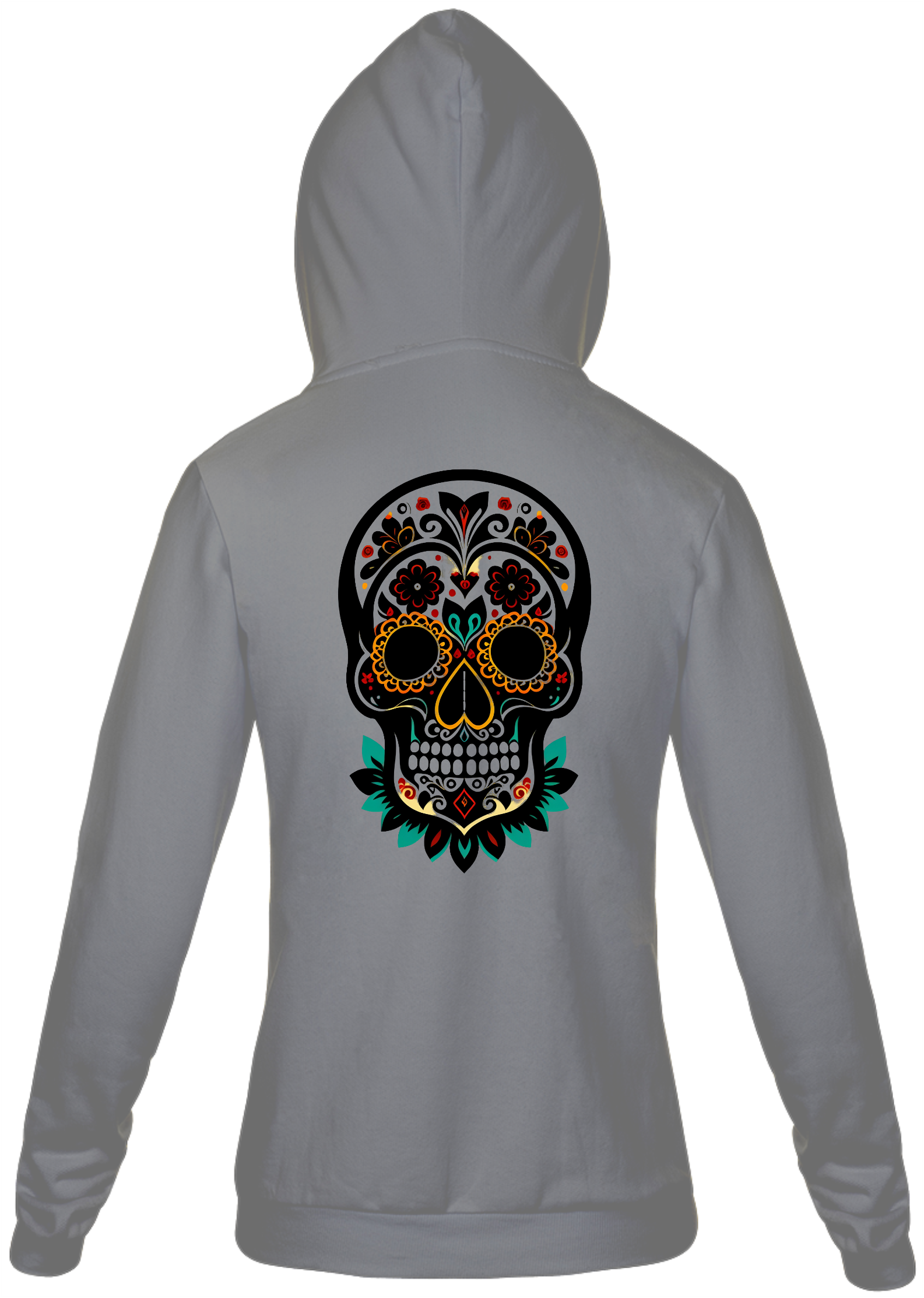 Nome do produto: MOLETOM COM ZIPER UNISSEX CAVEIRA