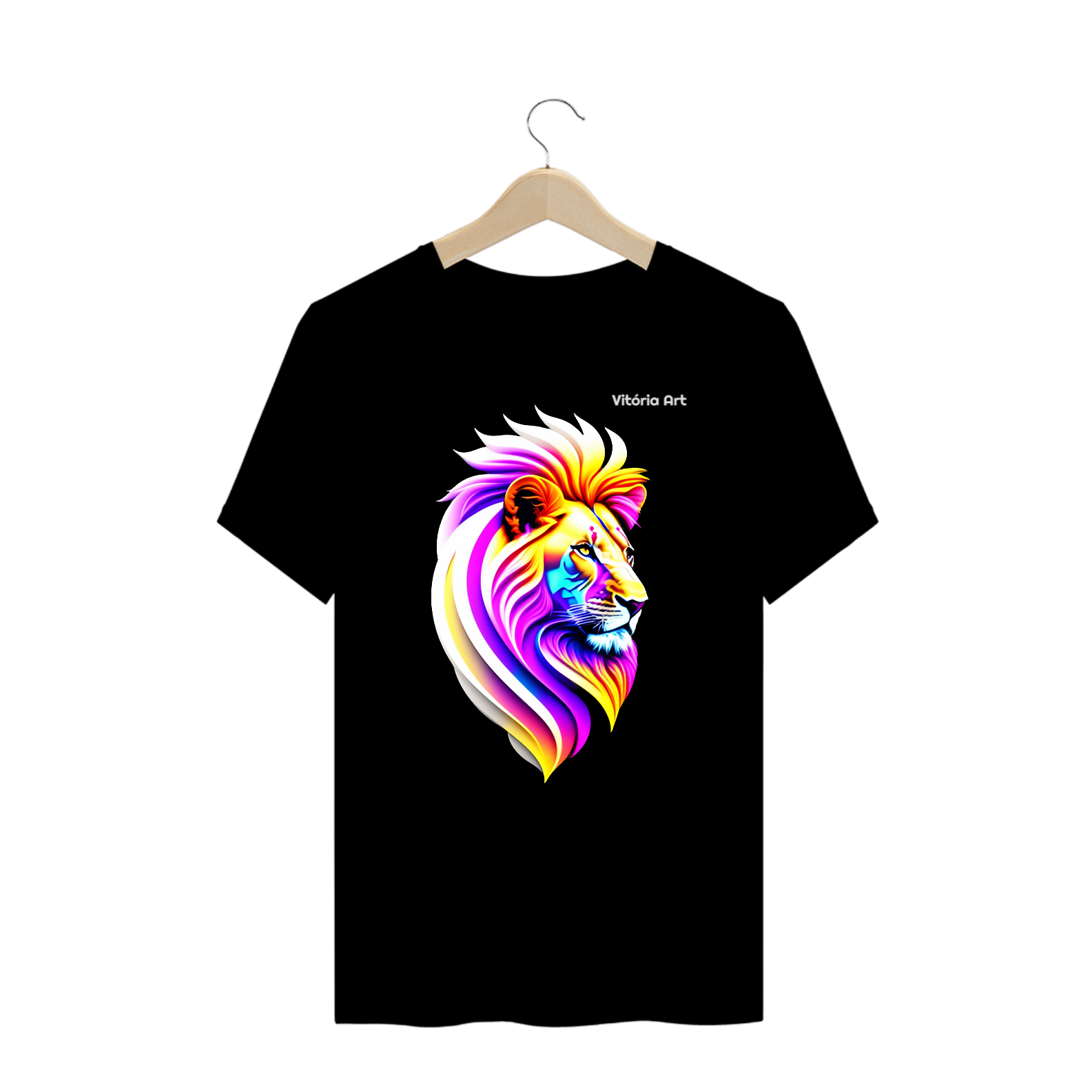 Nome do produto: CAMISETA LEÃO  VITORIA ART