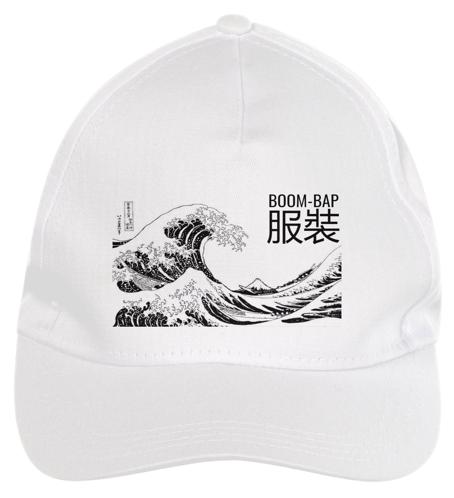 Nome do produto: Black Wave P&B Boom-Bap Cap