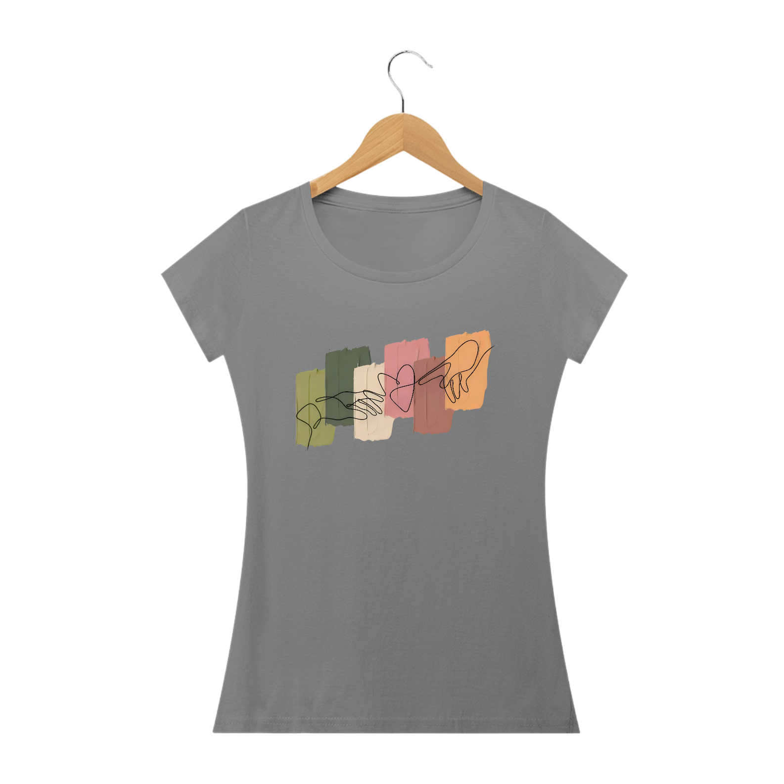 Nome do produto: T-Shirt Quality Hand - Line Arts