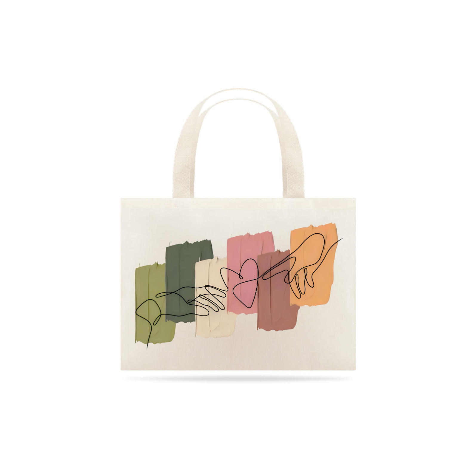 Nome do produto: Eco Bag Hand - Line Art
