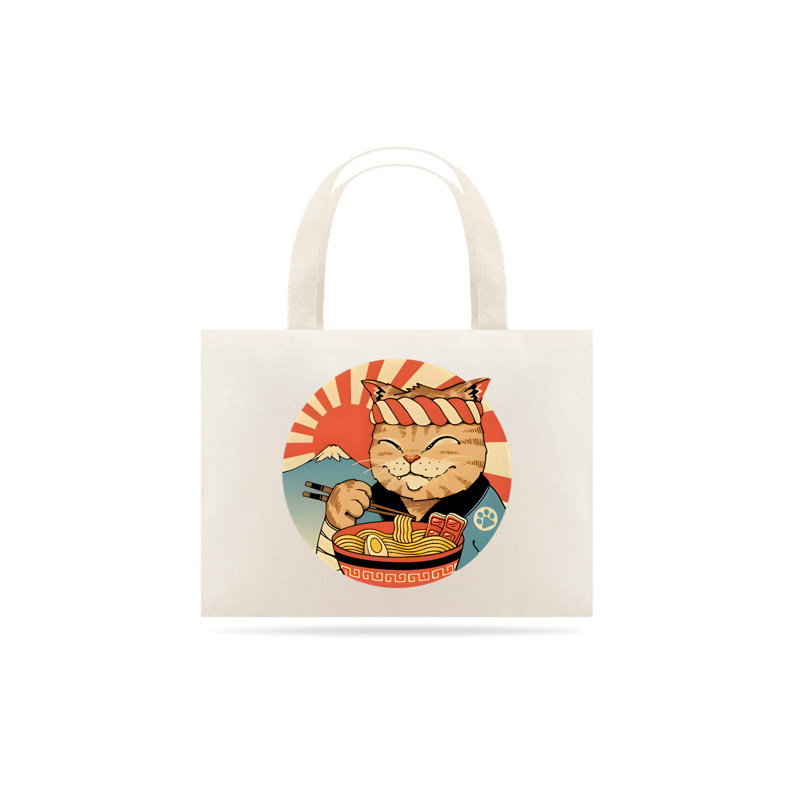 Nome do produto: Eco Bag Gato Samurai