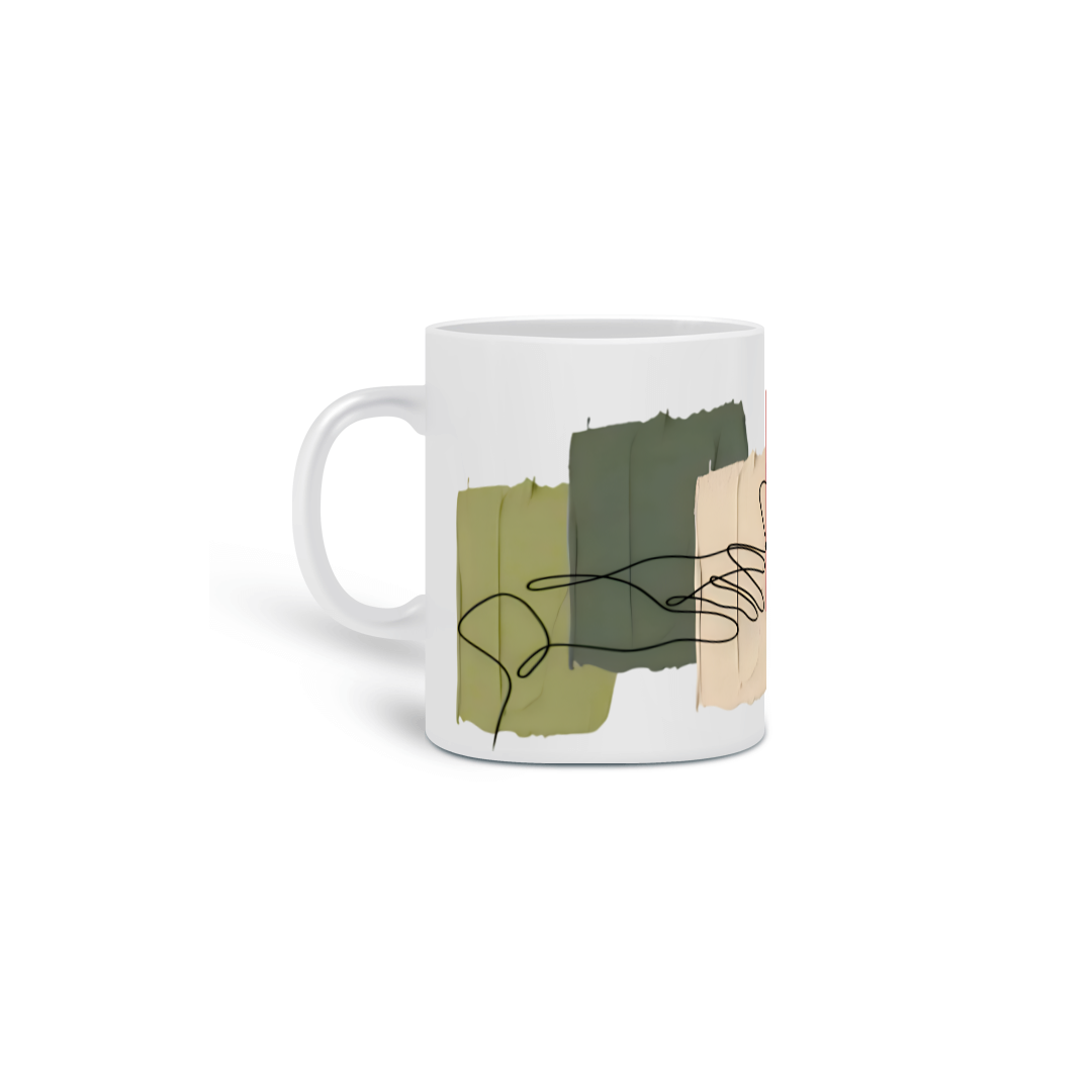 Nome do produto: Caneca Hand - Line Arts