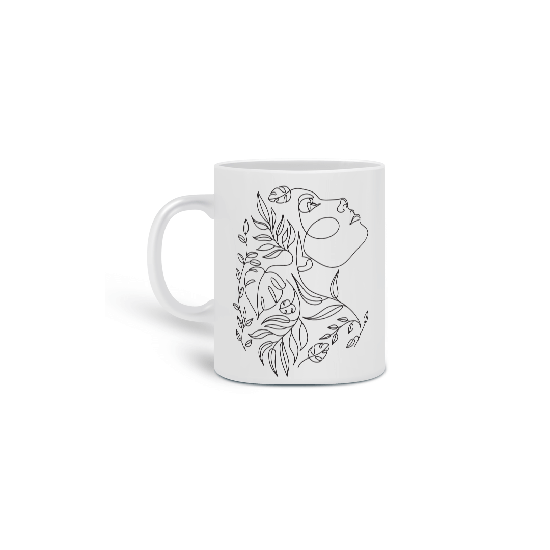 Nome do produto: Caneca - Line Art Women 