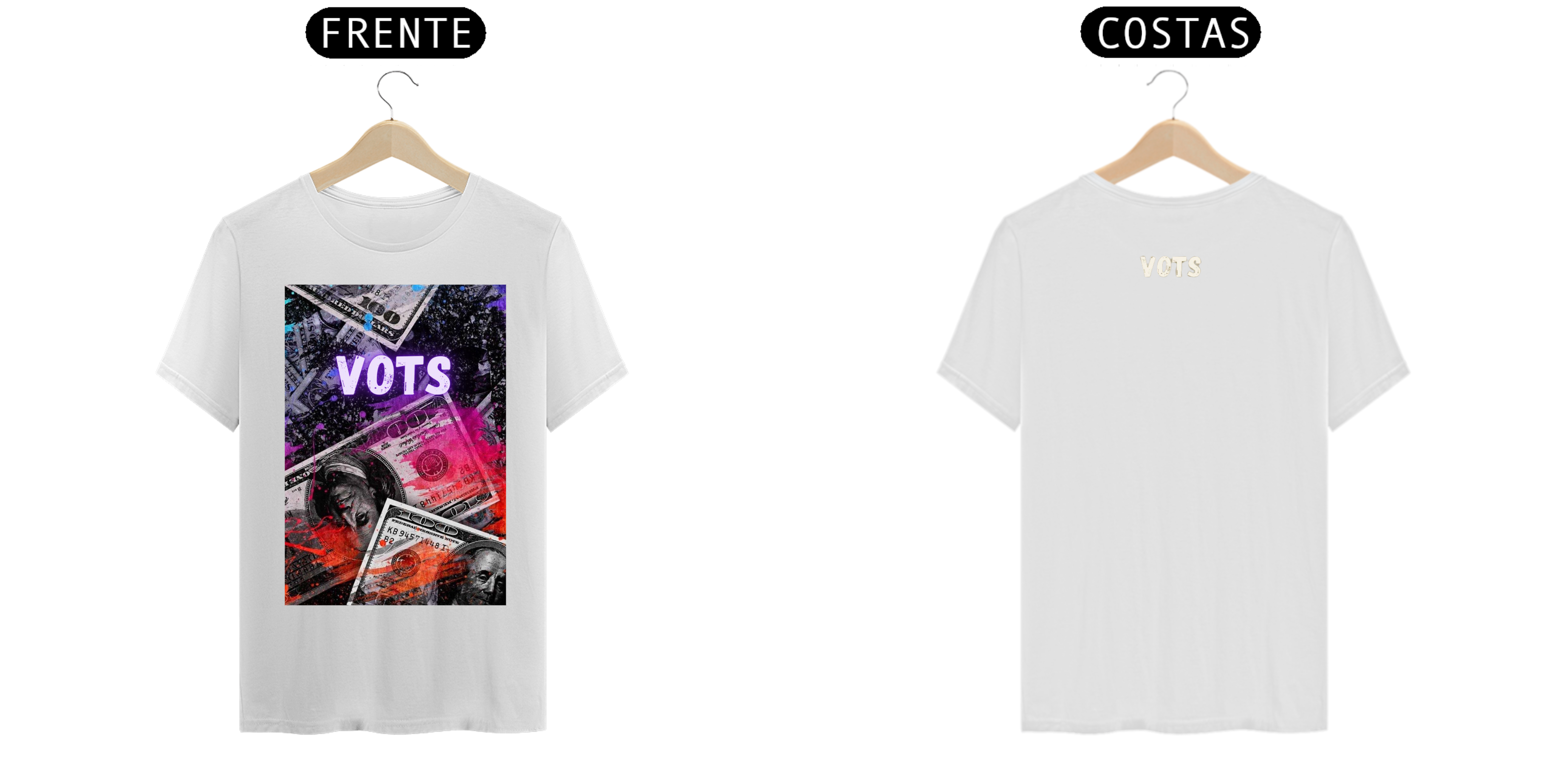 Nome do produto: CAMISA VOTS - DOLAR