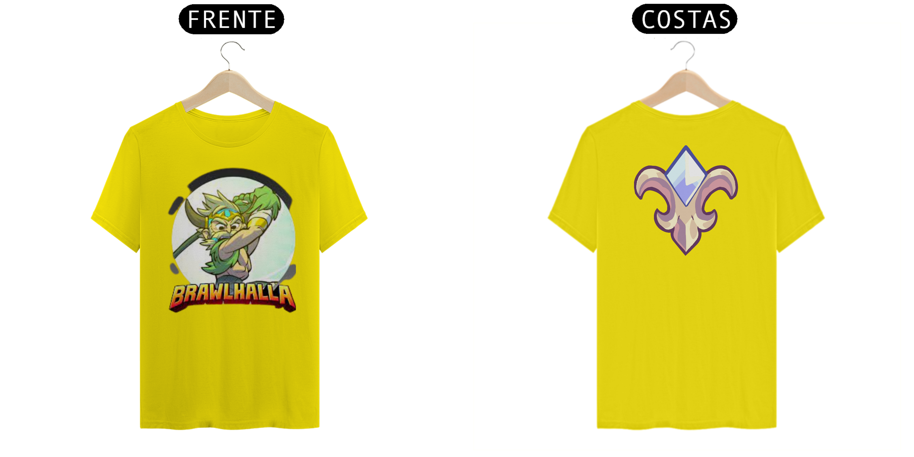 Nome do produto: CAMISA T-SHIRT QUALITY TEMA: BRAWLHALLA 2