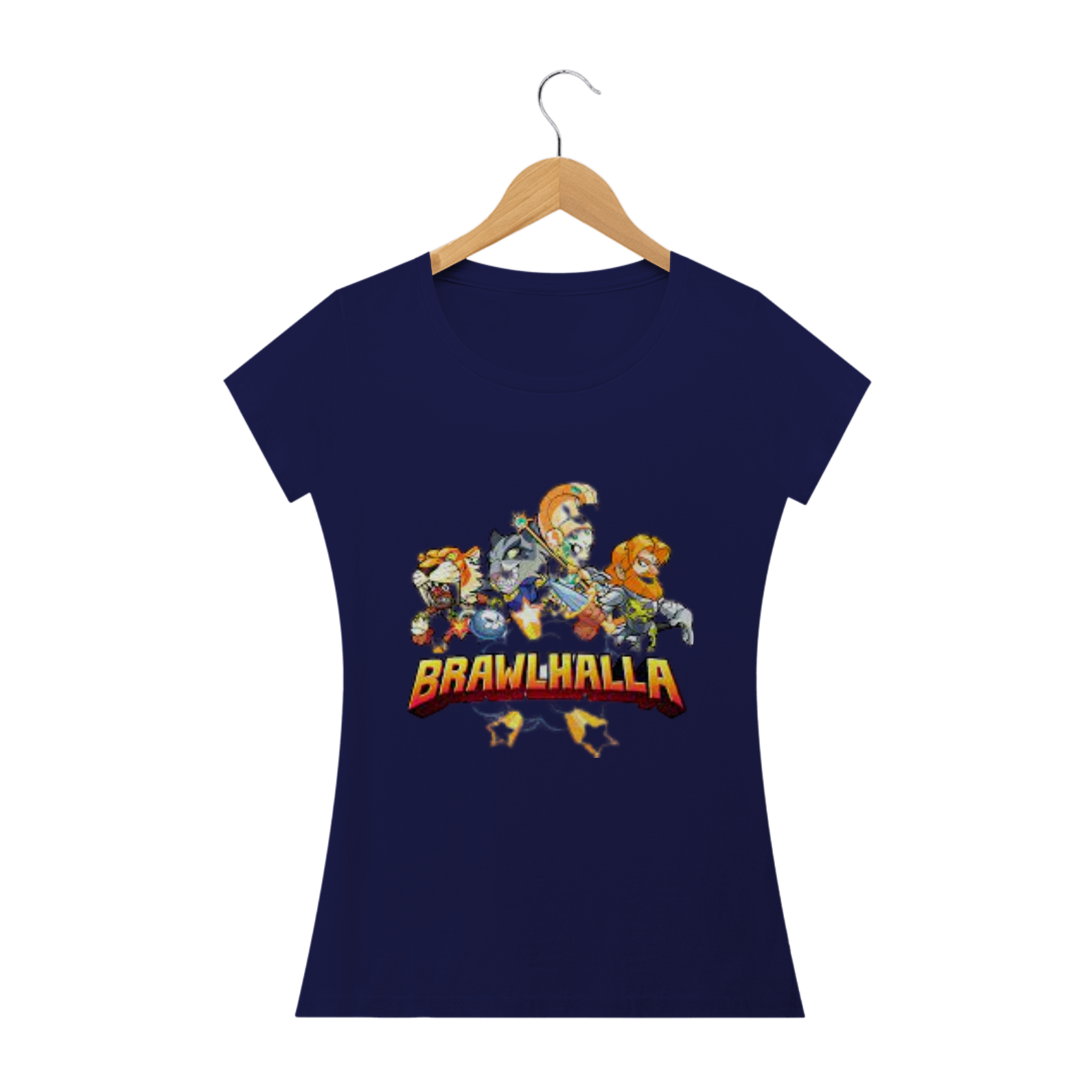 Nome do produto: CAMISA FEMININA BABY LONG CLASSIC - TEMA BRAWLHALLA