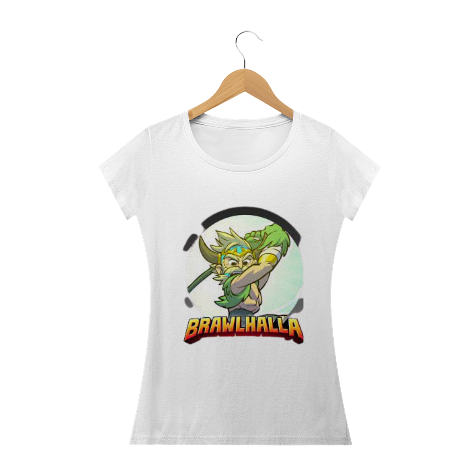 Nome do produto: CAMISA FEMININA BABY LONG CLASSIC - TEMA BRAWLHALLA