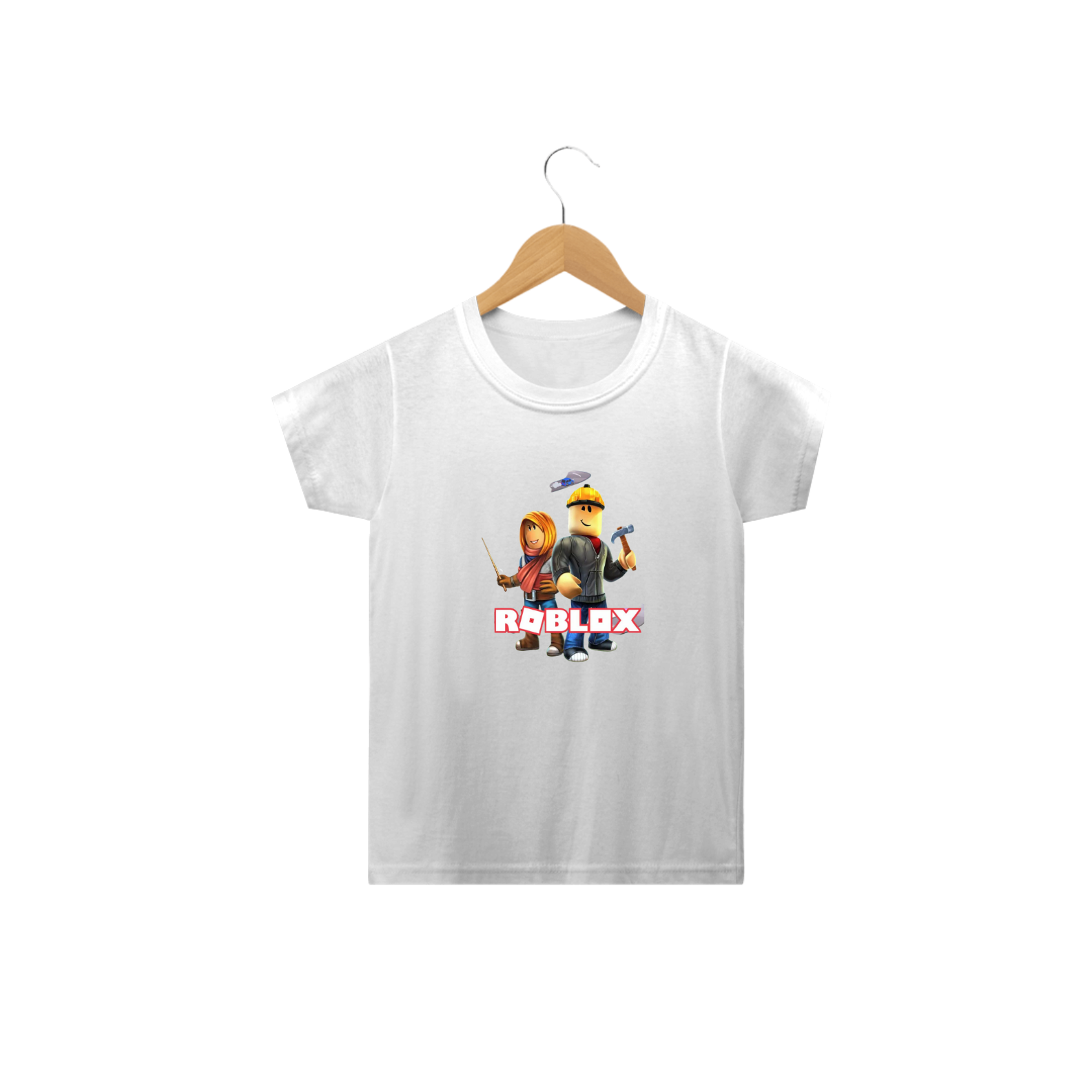 Nome do produto: CAMISA CLASSIC INFANTIL - TEMA: ROBLOX