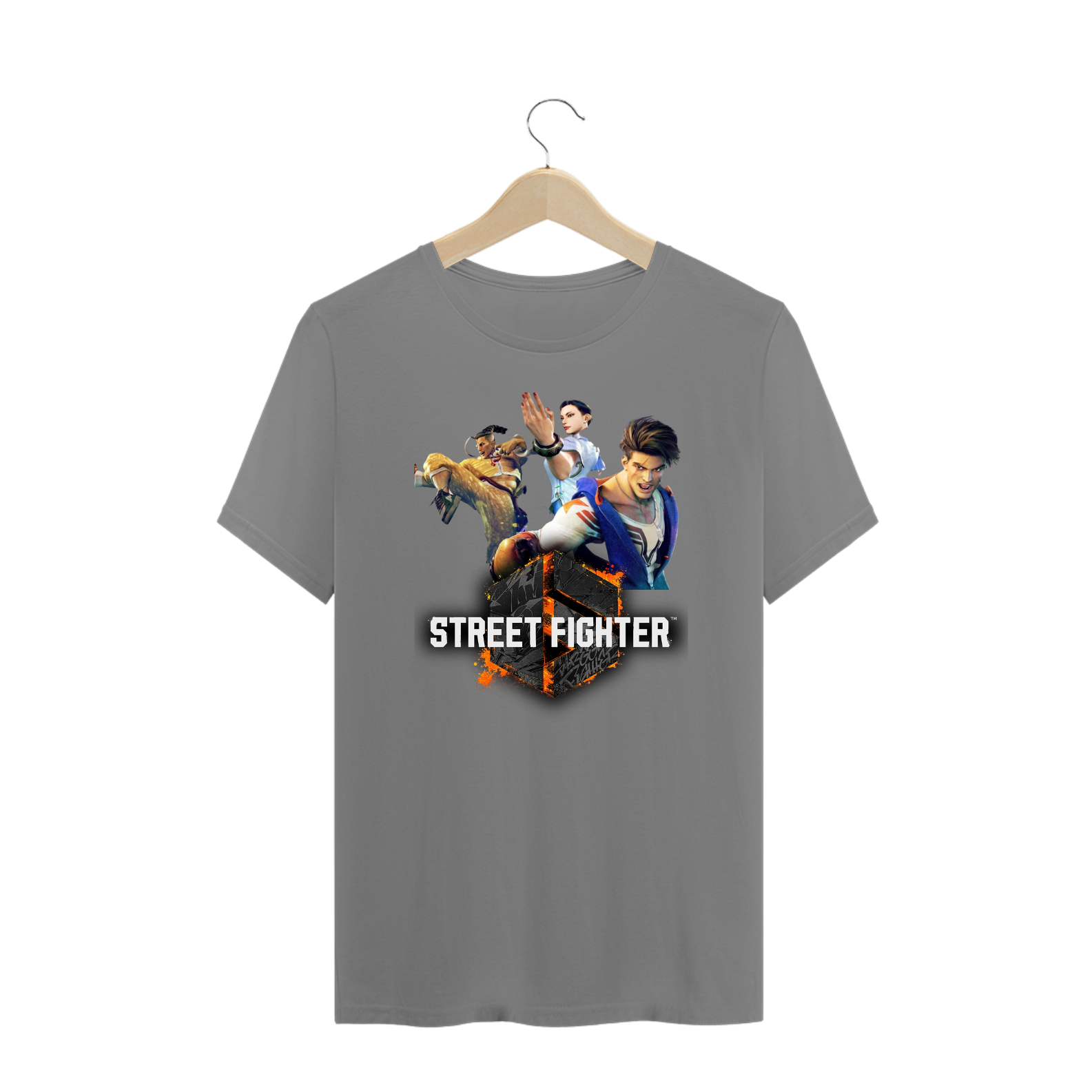 Nome do produto: CAMISA T-SHIRT PLUS SIZE -  STREET FIGHTER