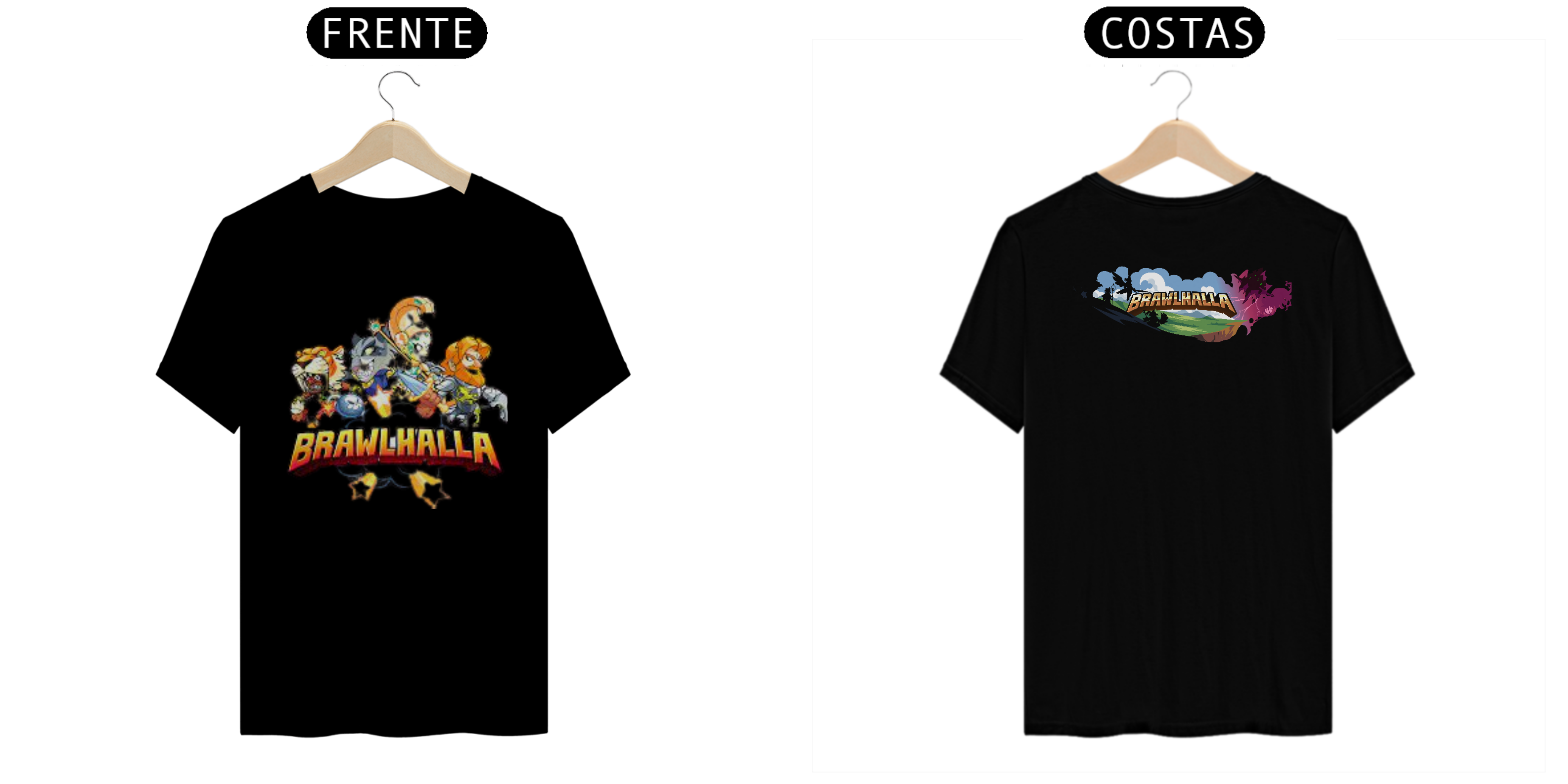 Nome do produto: CAMISA T-SHIRT QUALITY - TEMA BRAWLHALLA