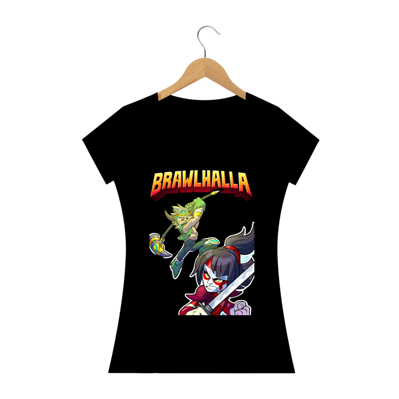Nome do produto: CAMISA FEMININA BABY LONG QUALITY - TEMA BRAWLHALLA
