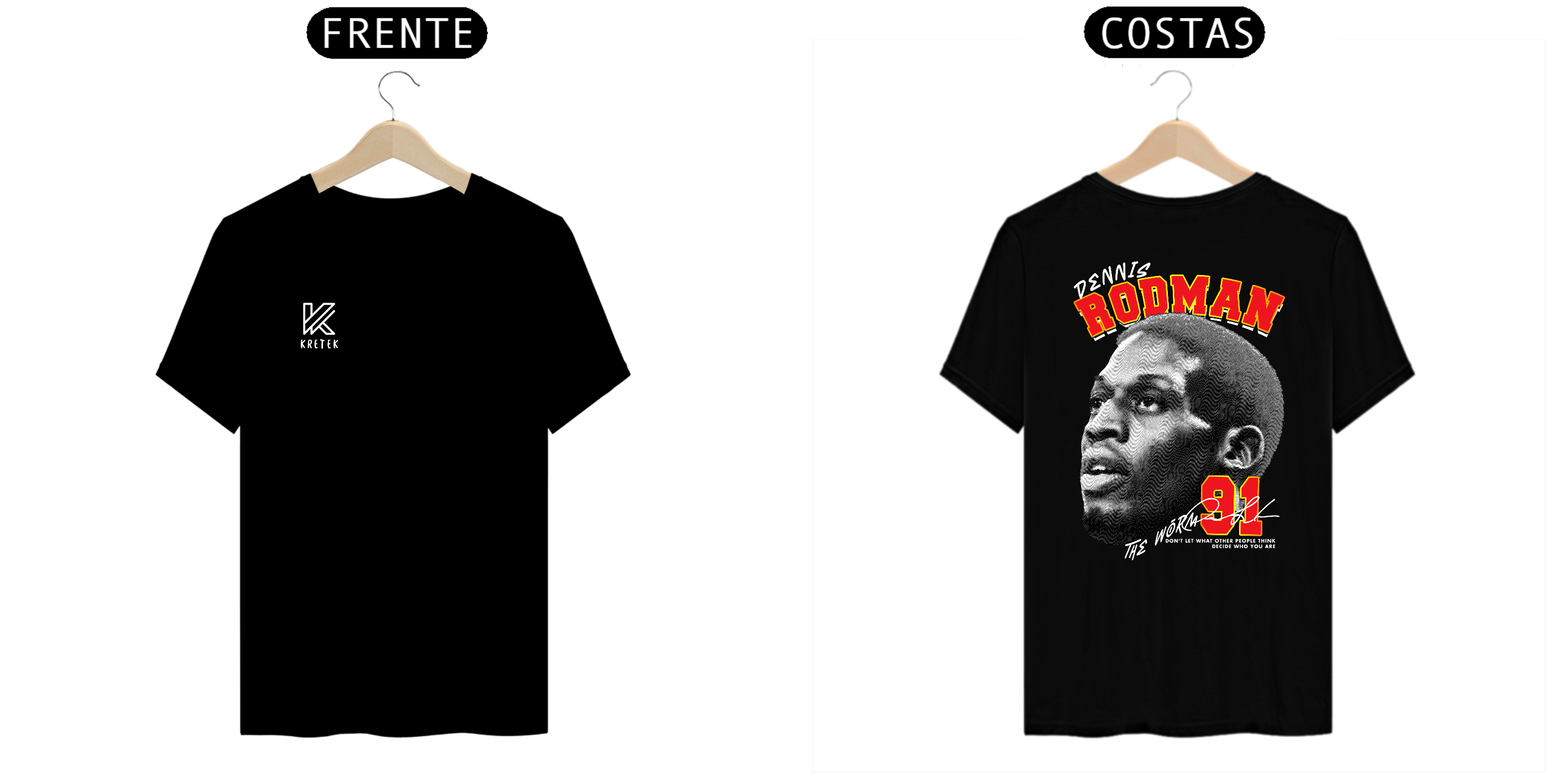 Nome do produto: Camiseta Dennis Rodman - Edição Limitada