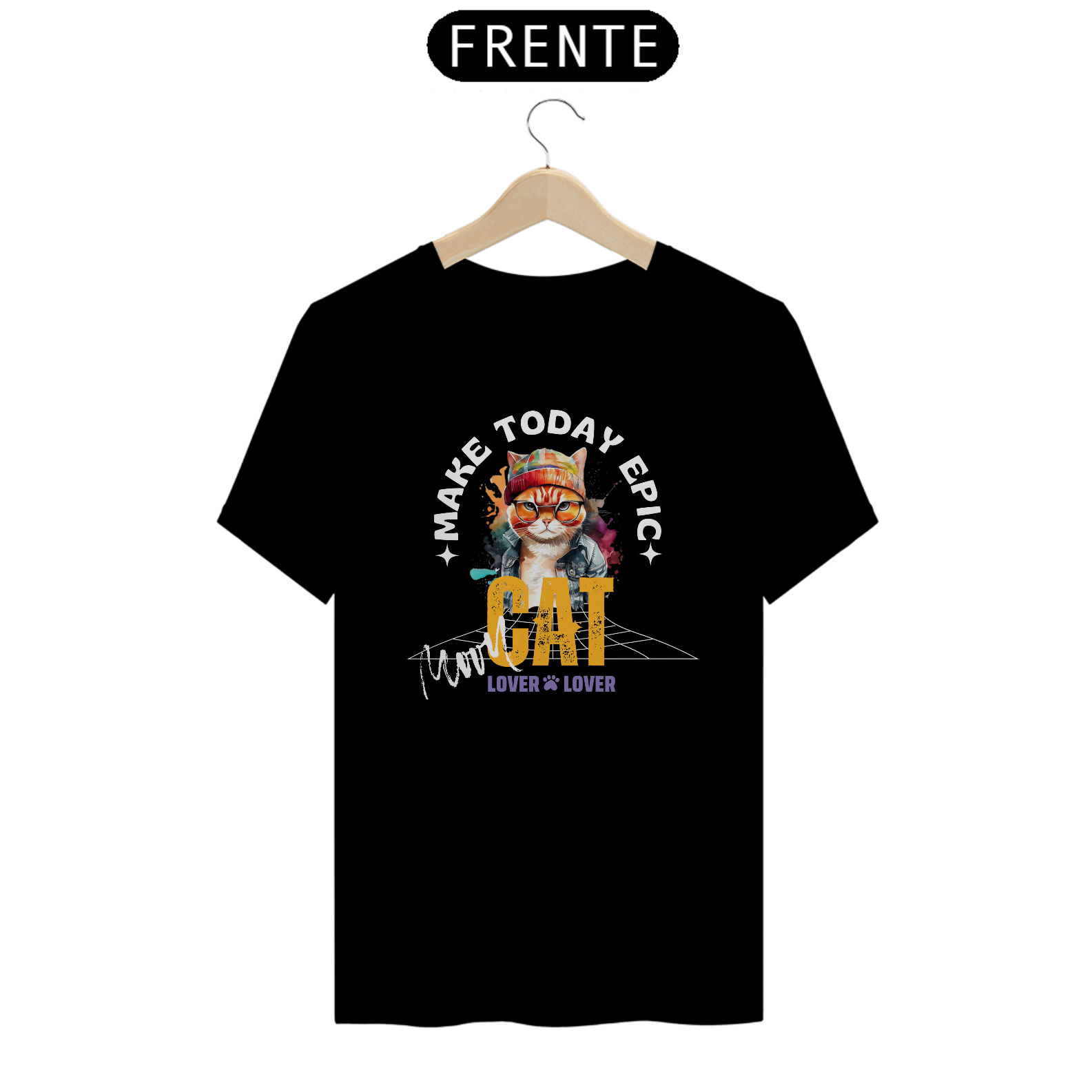 Nome do produto: Camisa Cat Lover