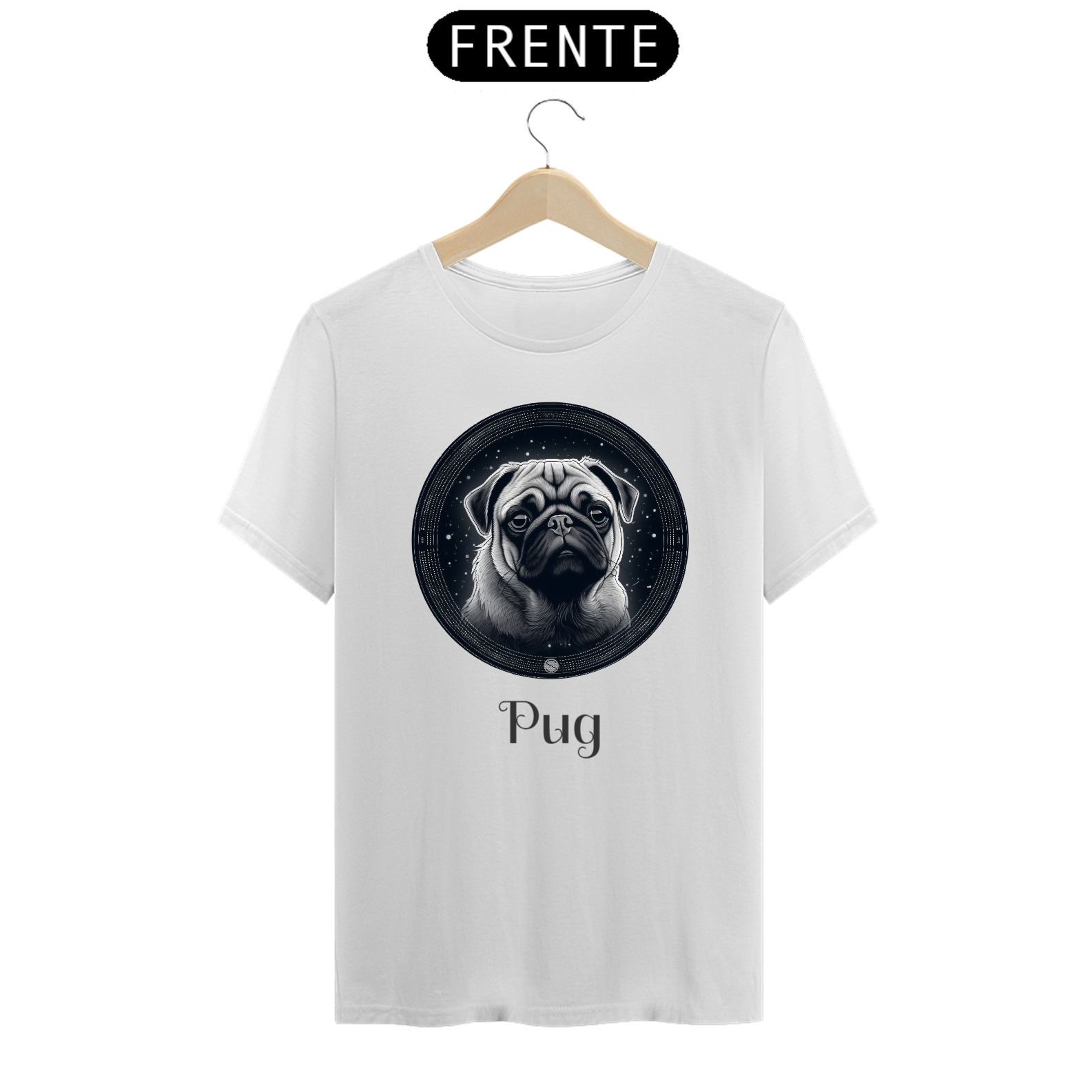 Nome do produto: Camisa Pug Nome Prime