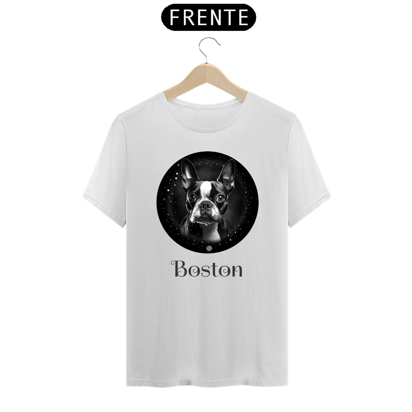Nome do produto: Camisa Boston Terrier Nome Prime