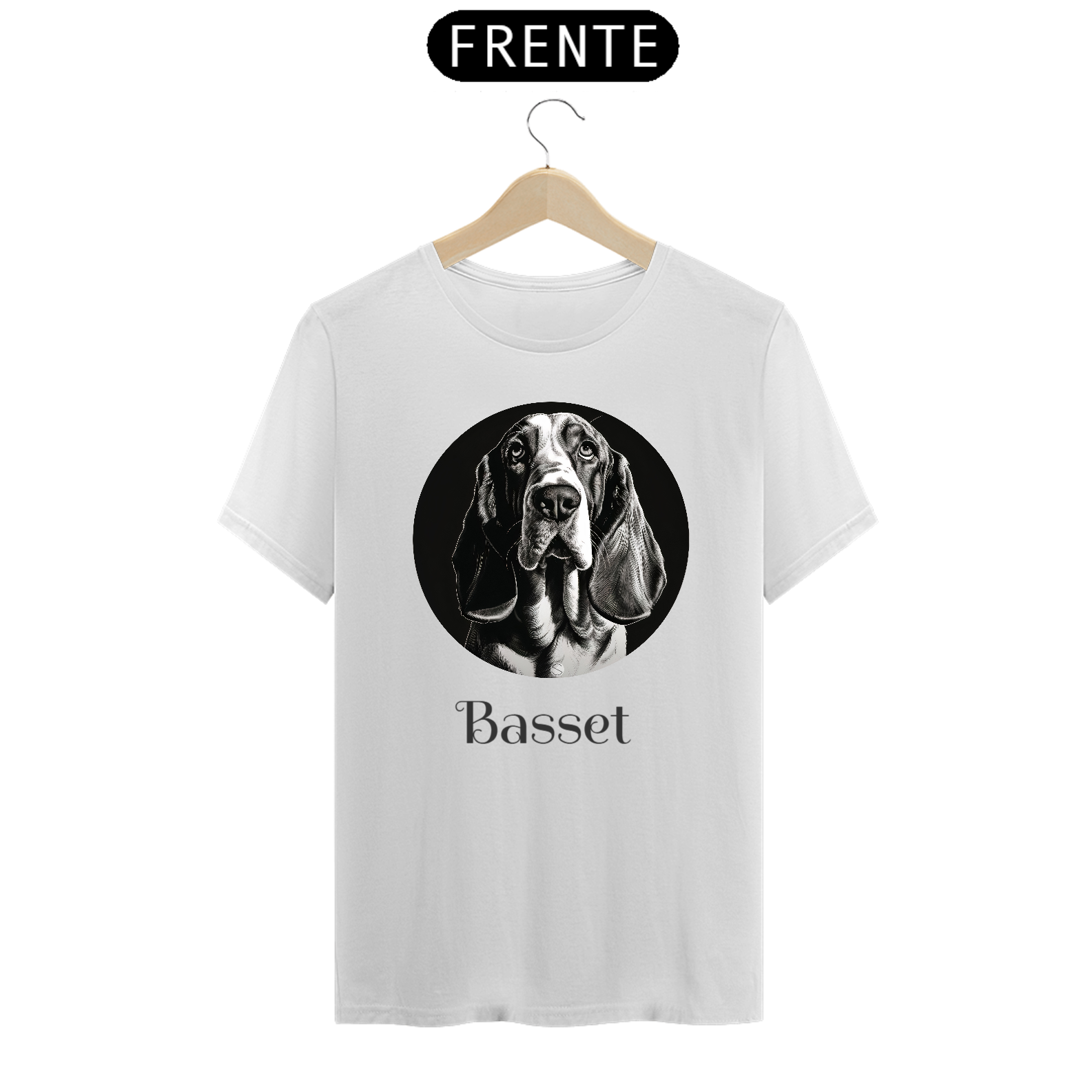 Nome do produto: Camisa Basset Nome Prime