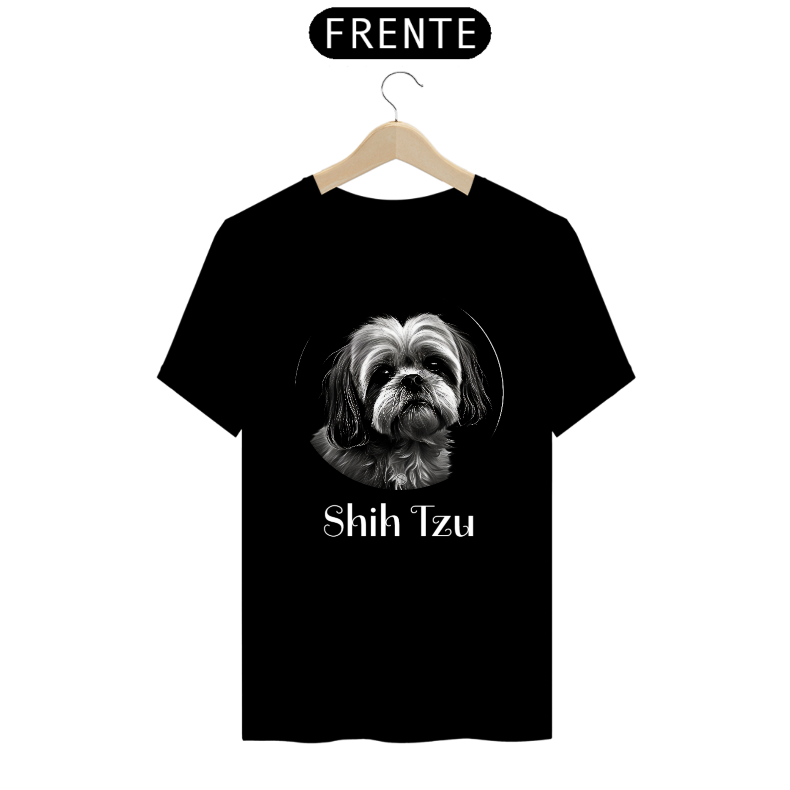 Nome do produto:  Camisa Shih Tzu Nome Prime