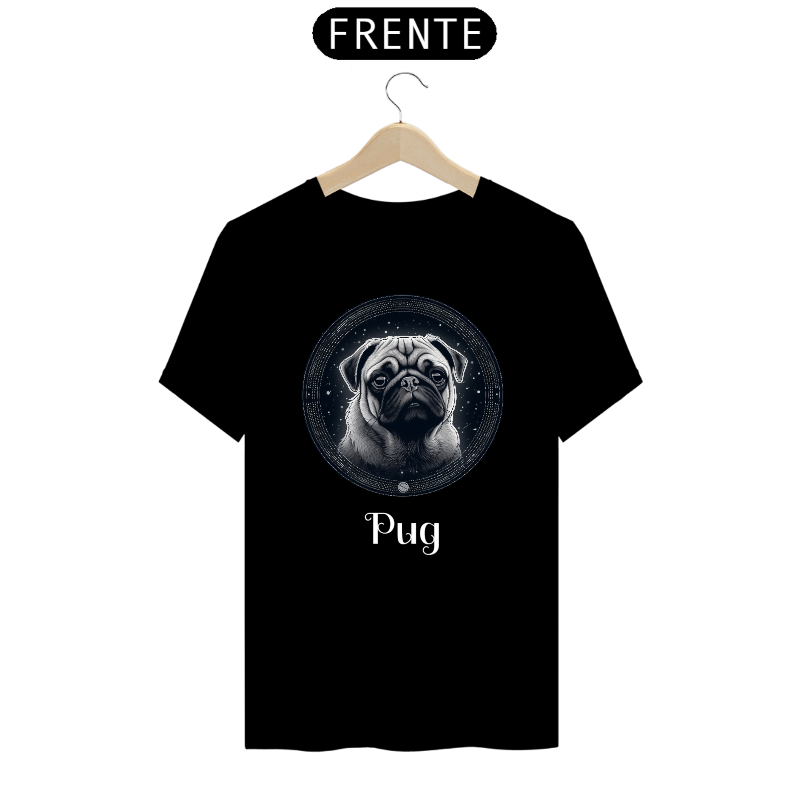Nome do produto: Camisa Pug Nome Prime