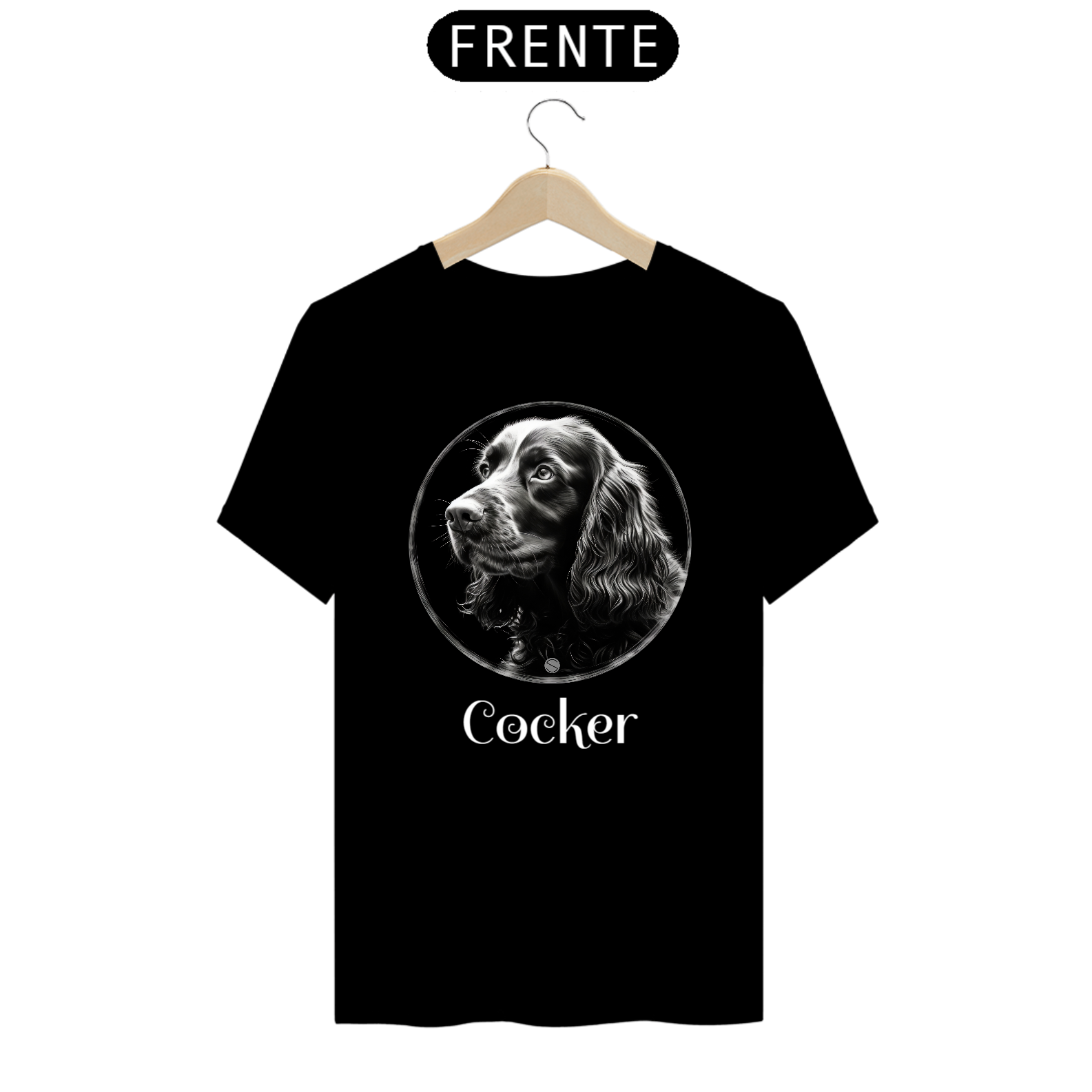 Nome do produto: Camisa Cocker Spaniel Nome Prime