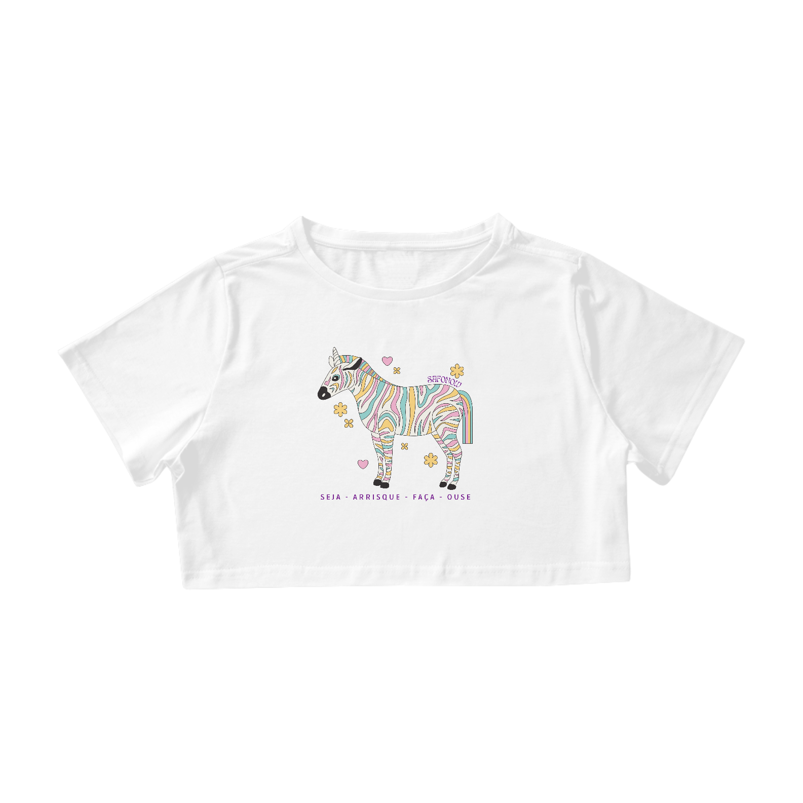 Nome do produto: Cropped Zebra