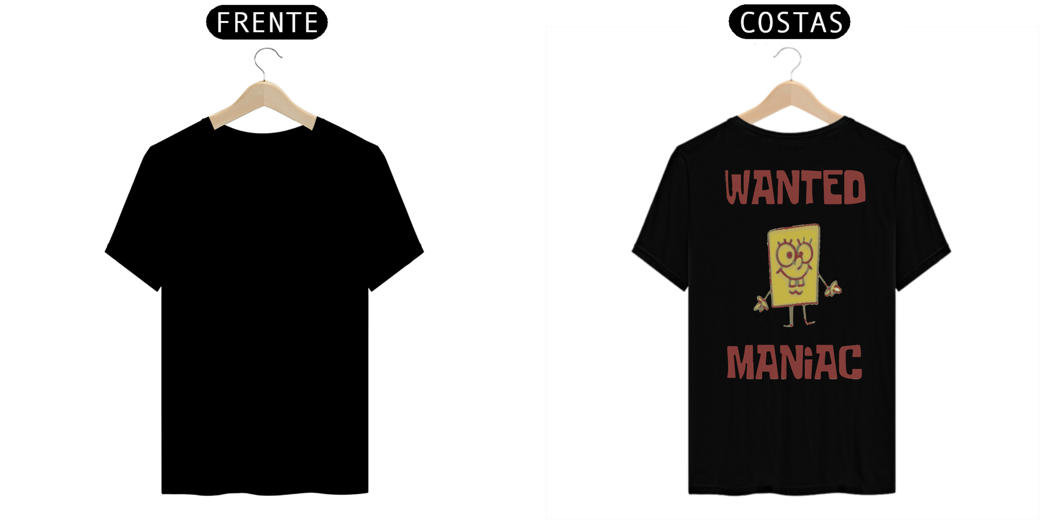 Nome do produto: camisa wanted maniac
