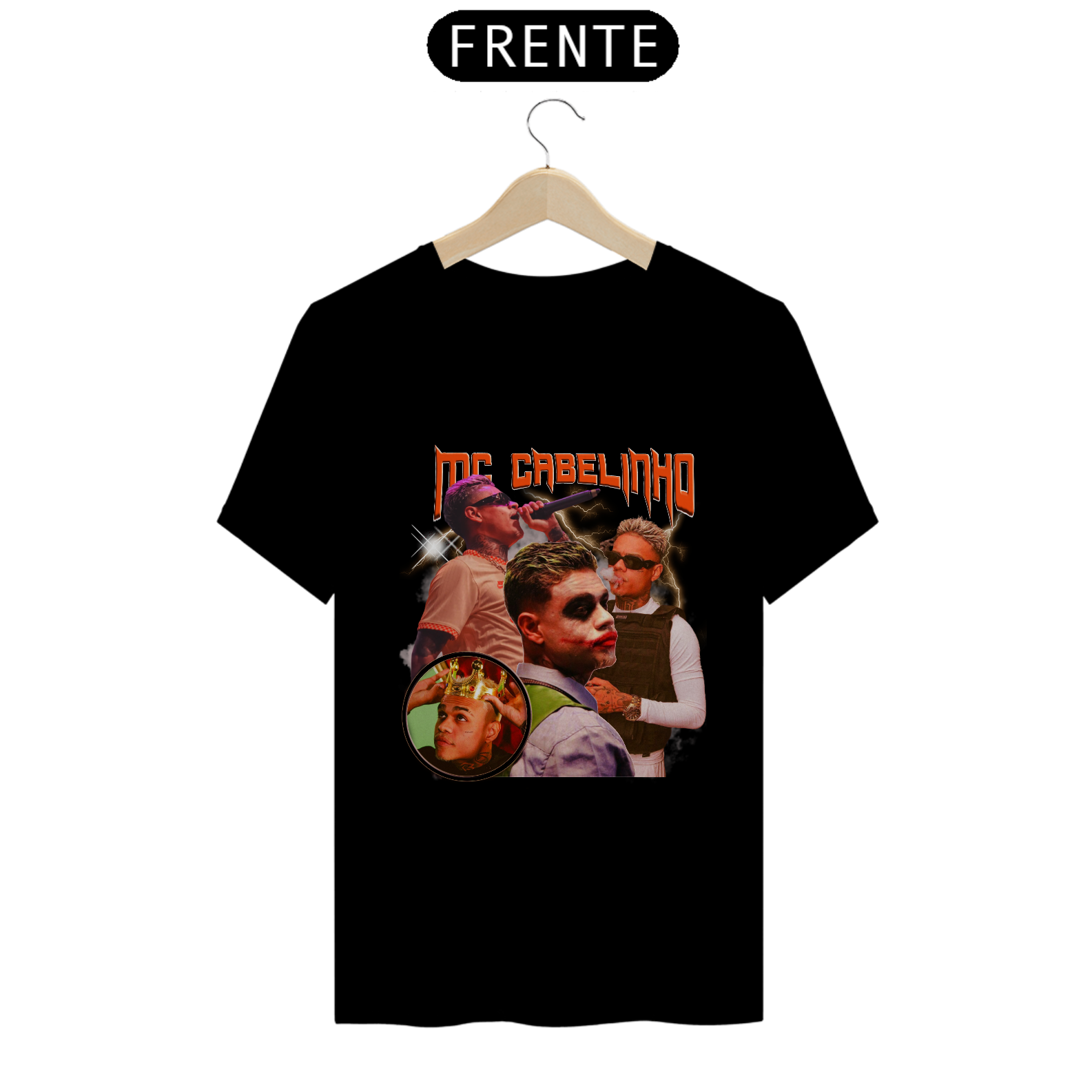 Nome do produto: Camiseta Mc Cabelinho