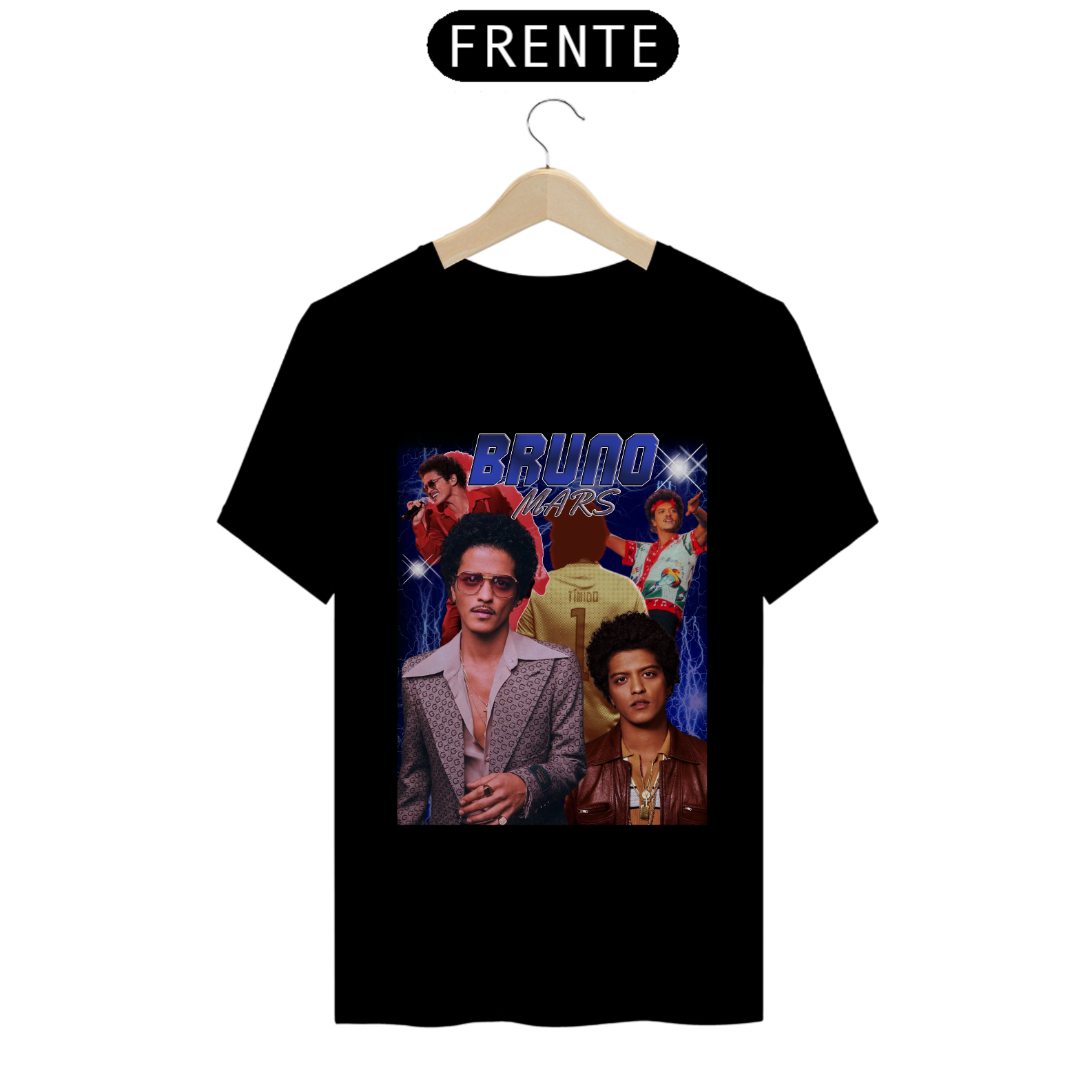 Nome do produto: Camiseta Bruno Mars